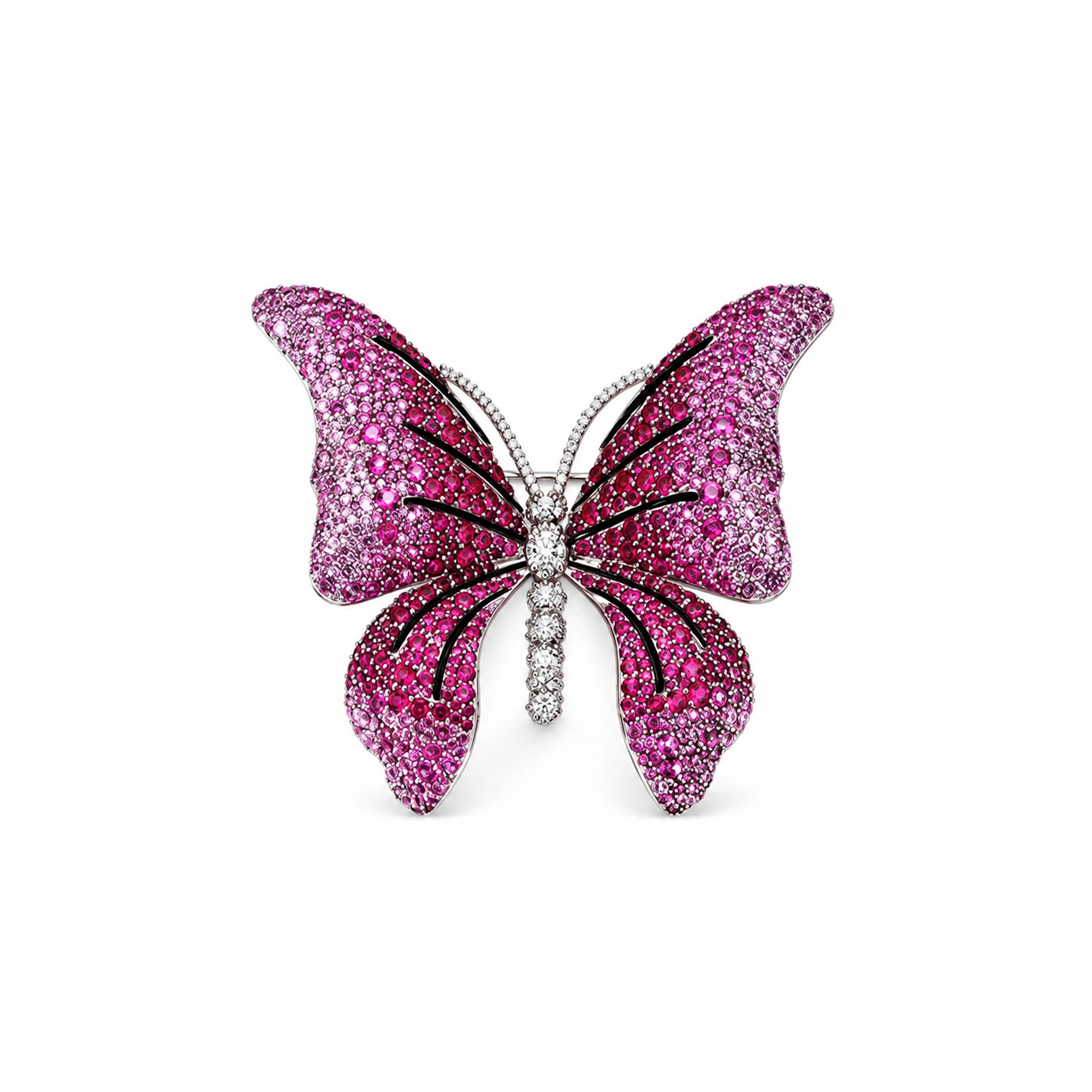 Larentia Pavé Butterfly Brooch
