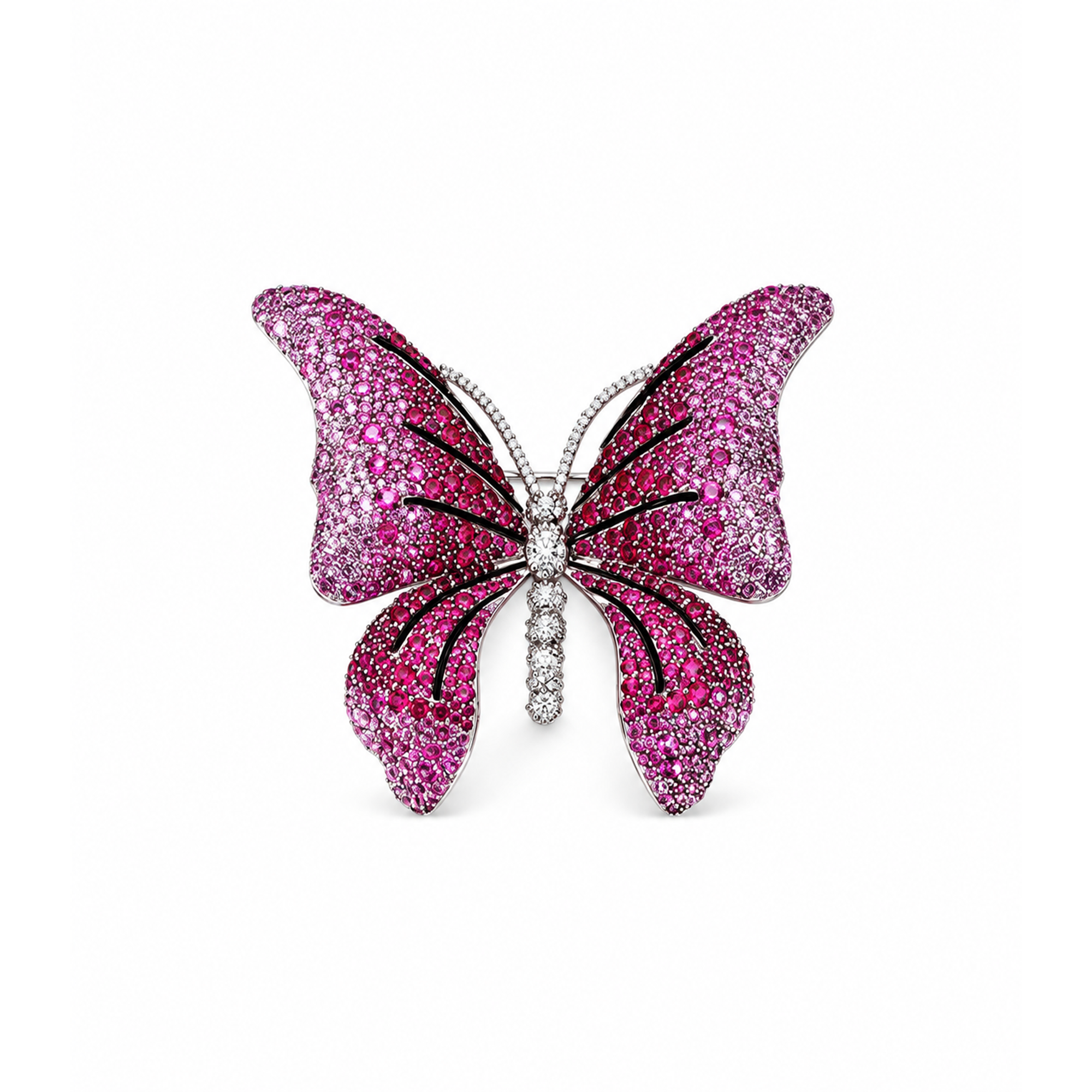 Larentia Pavé Butterfly Brooch