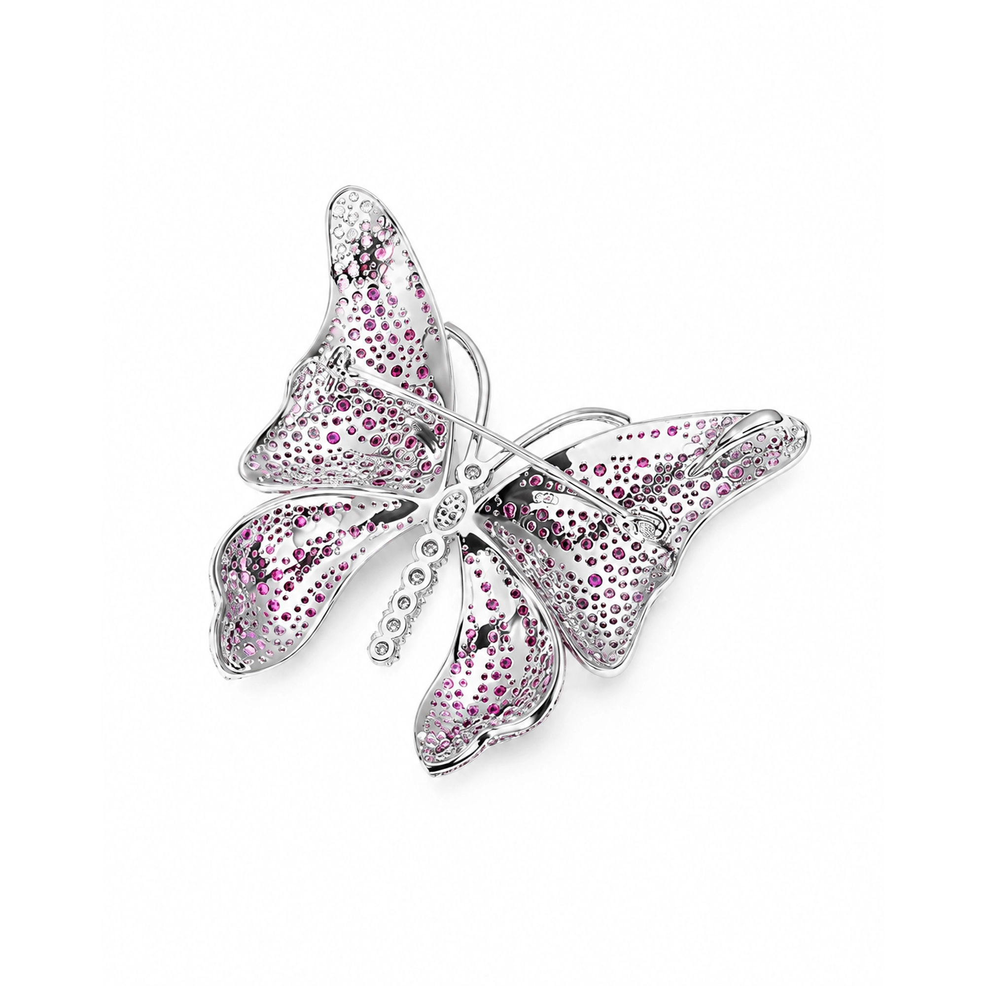 Larentia Pavé Butterfly Brooch