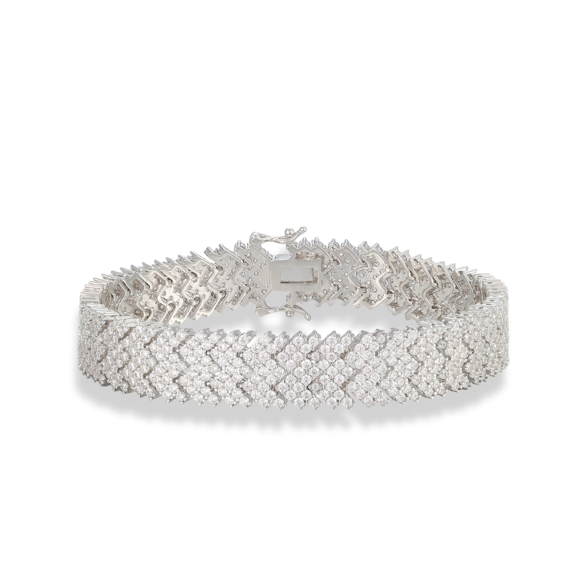 Liesel 18K Gold W Shape Bracelet