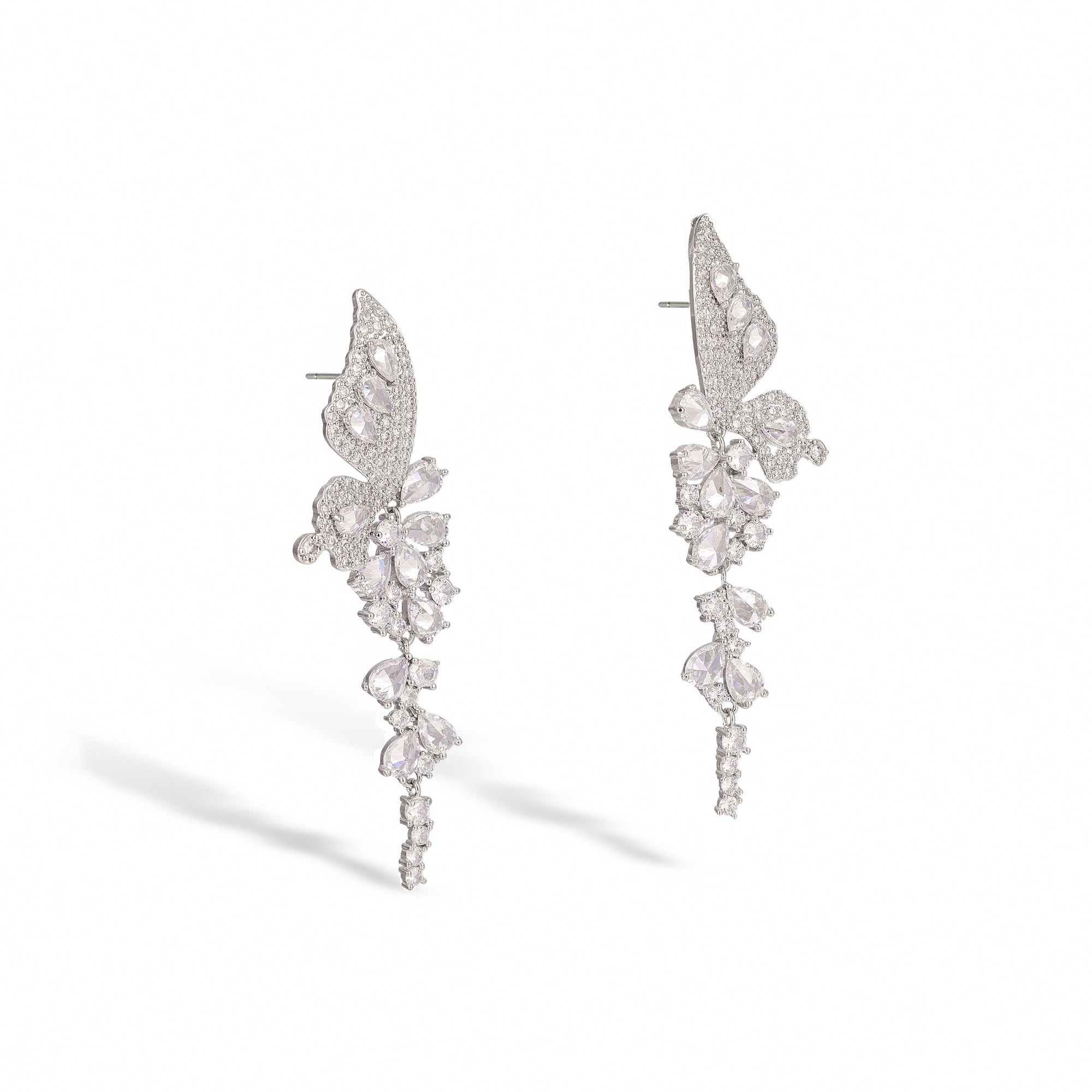 Liesl 14K Gold Butterfly Earrings