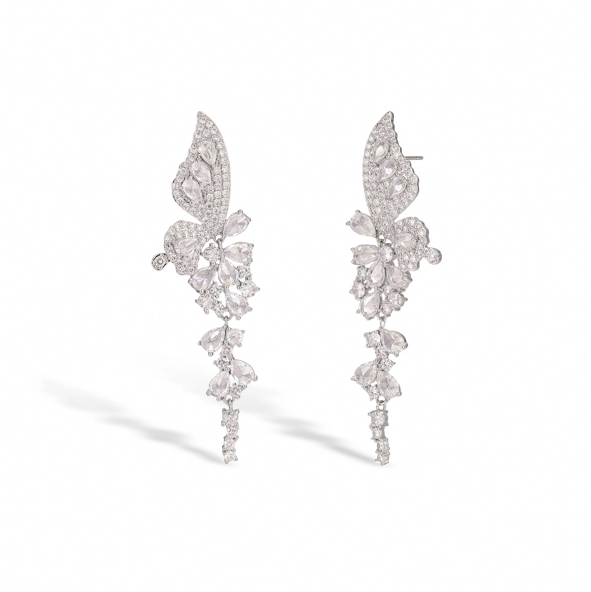 Liesl 14K Gold Butterfly Earrings