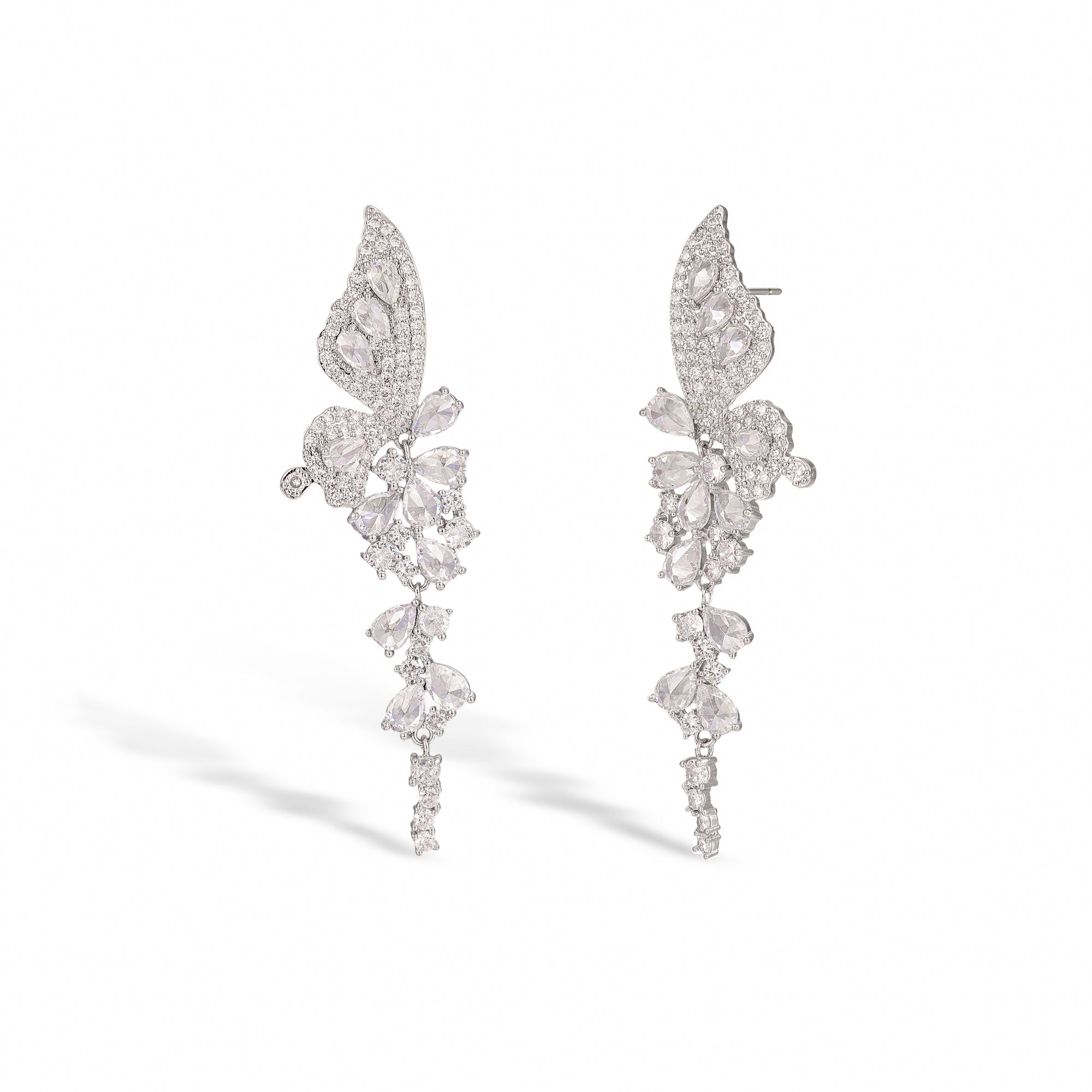 Liesl 14K Gold Butterfly Earrings
