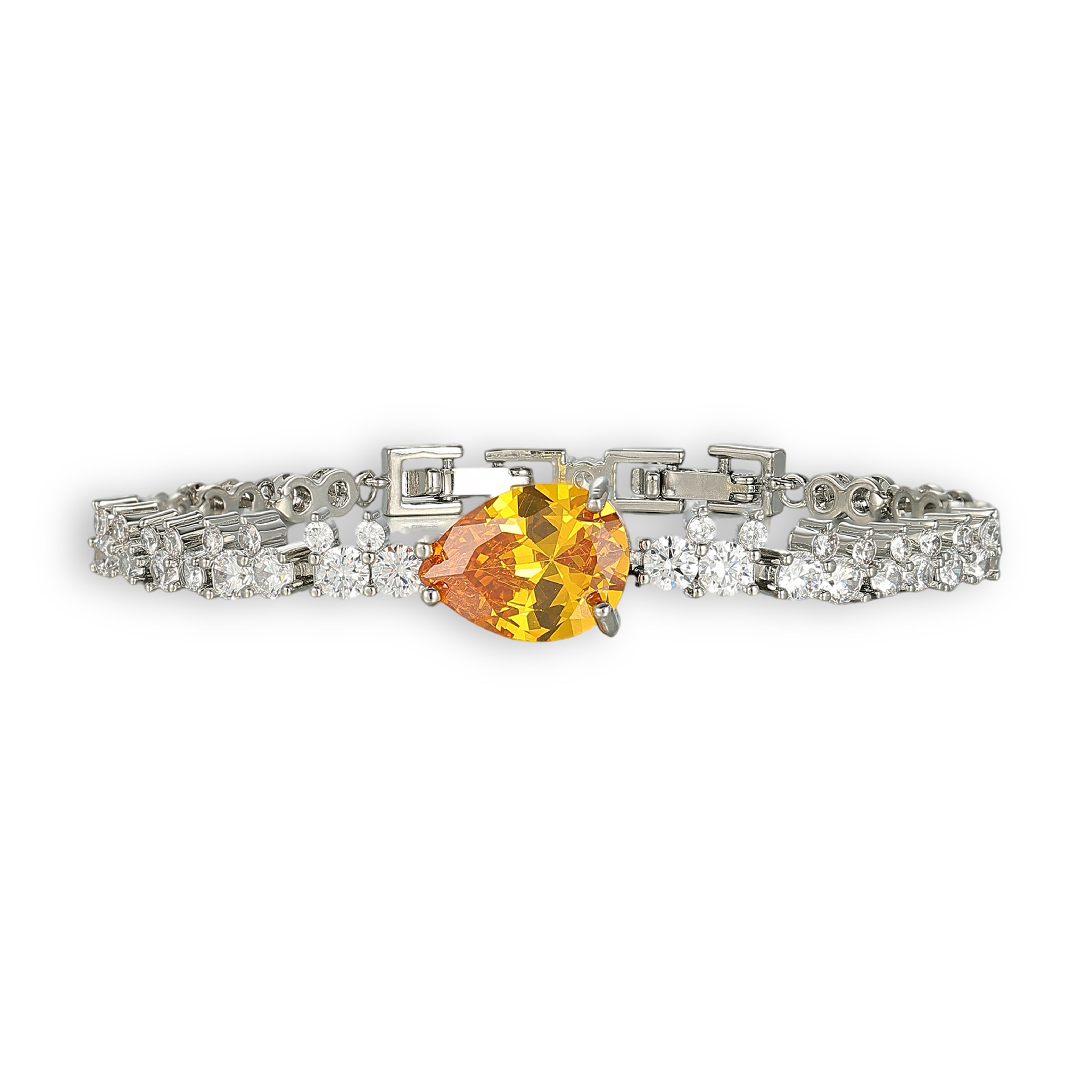 Liliosa Yellow Teardrop Bracelet