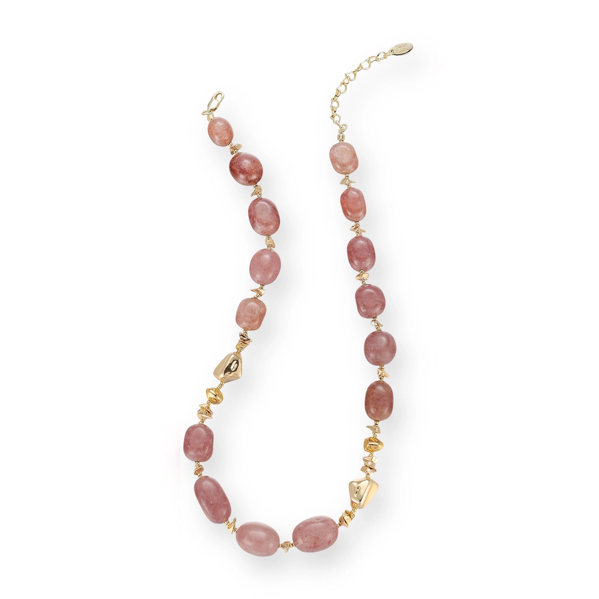 Ludiane Oval Natural Crystal Necklace