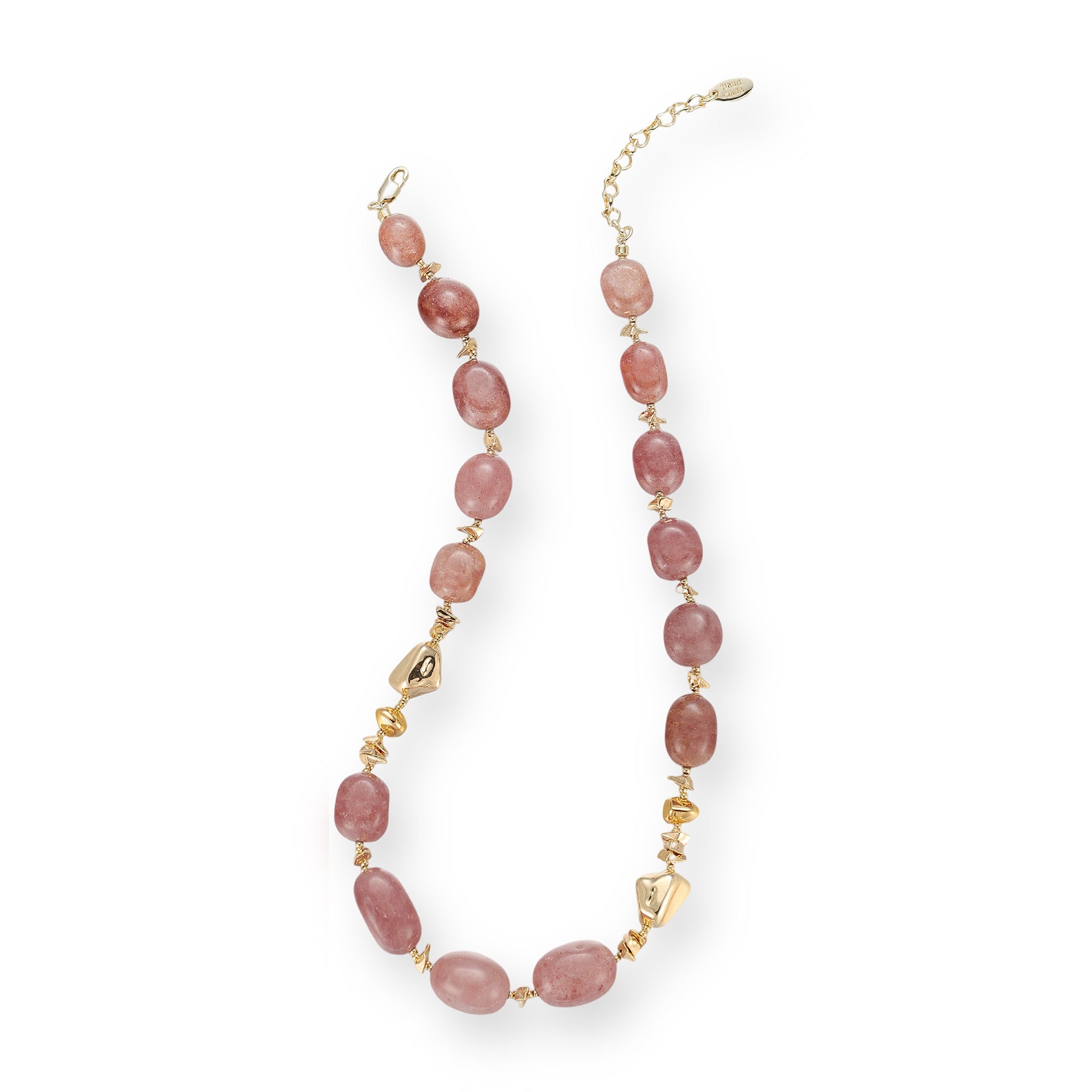 Ludiane Oval Natural Crystal Necklace