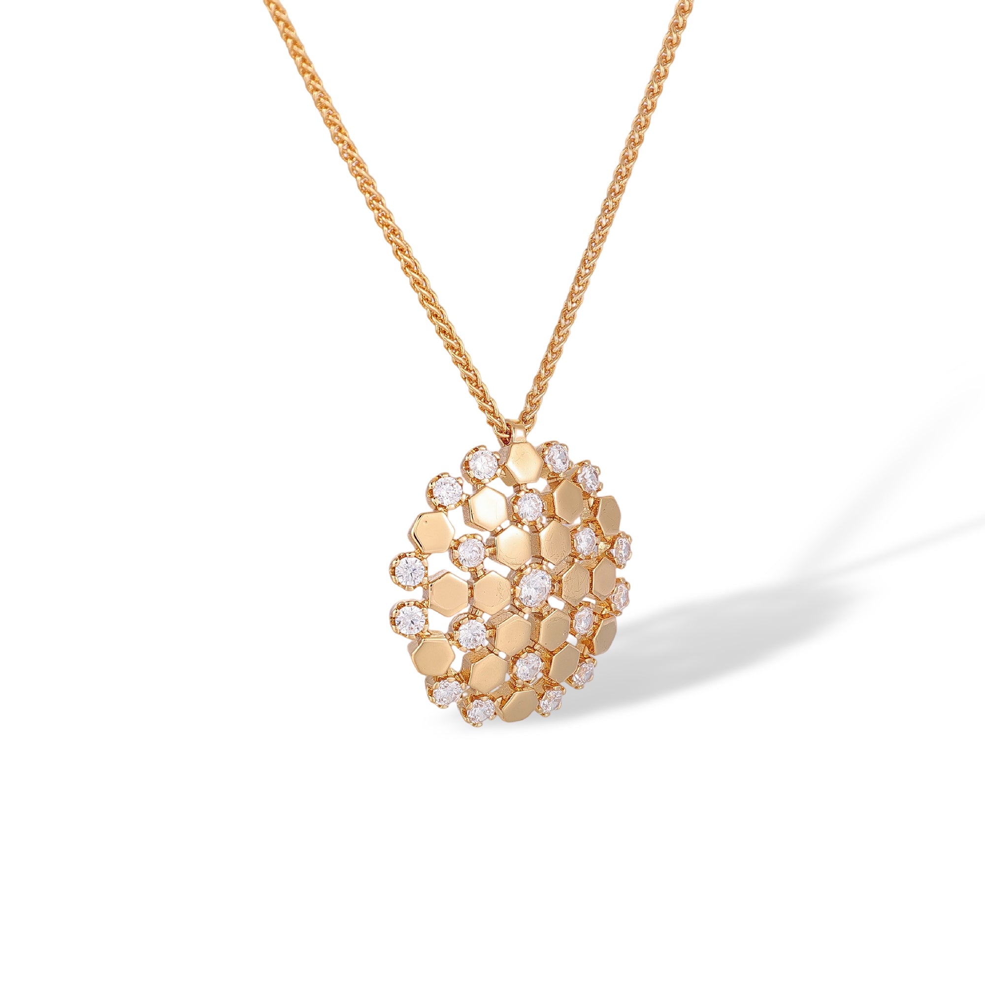 Madita 14K Gold Circular Necklace