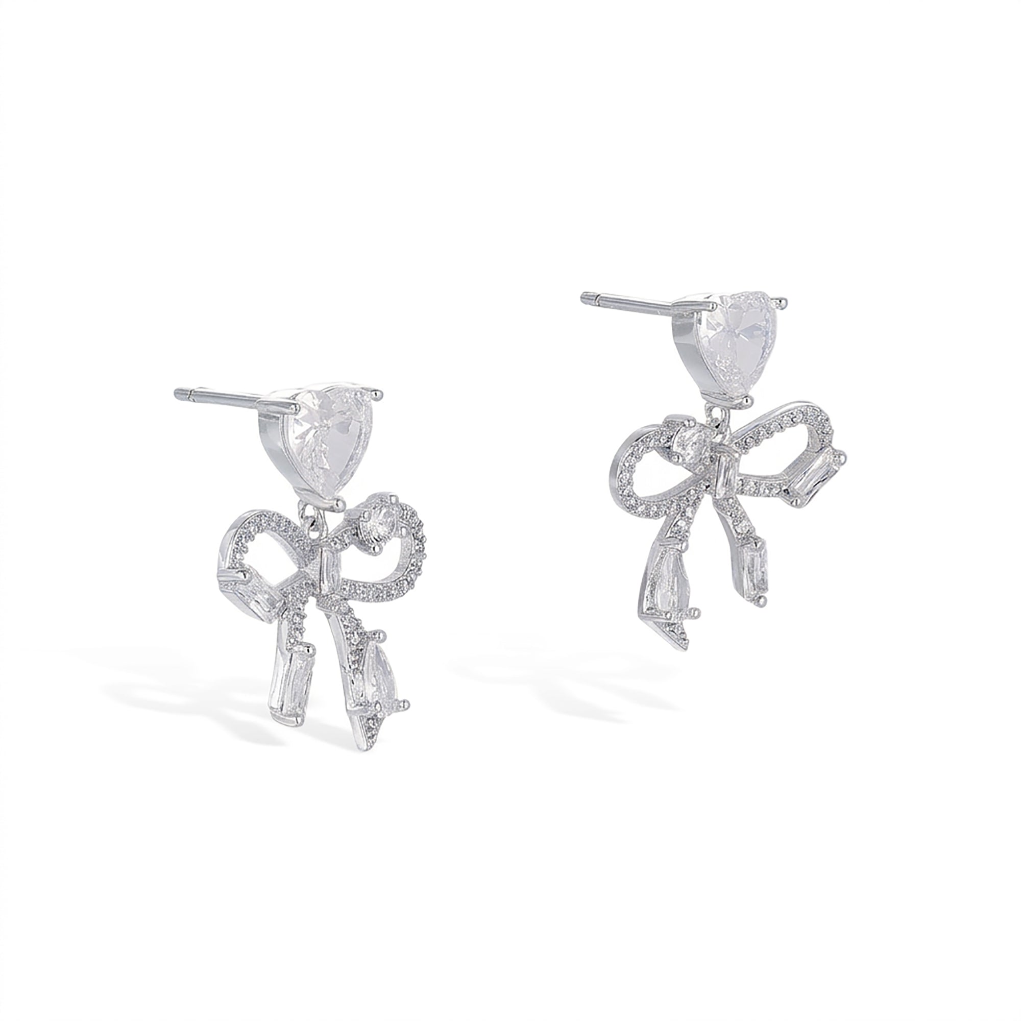 Manuela 14K Gold Delicate Bow Earrings
