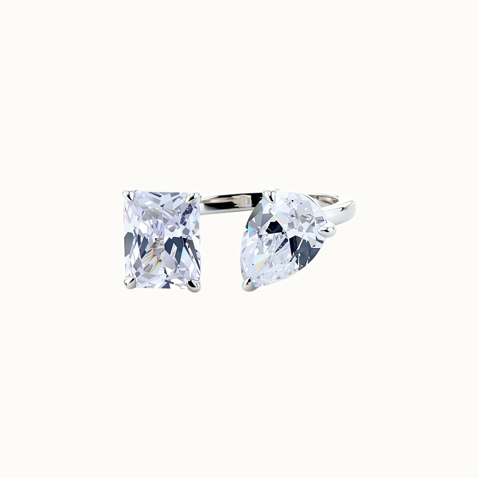 Mariane White Open Ring