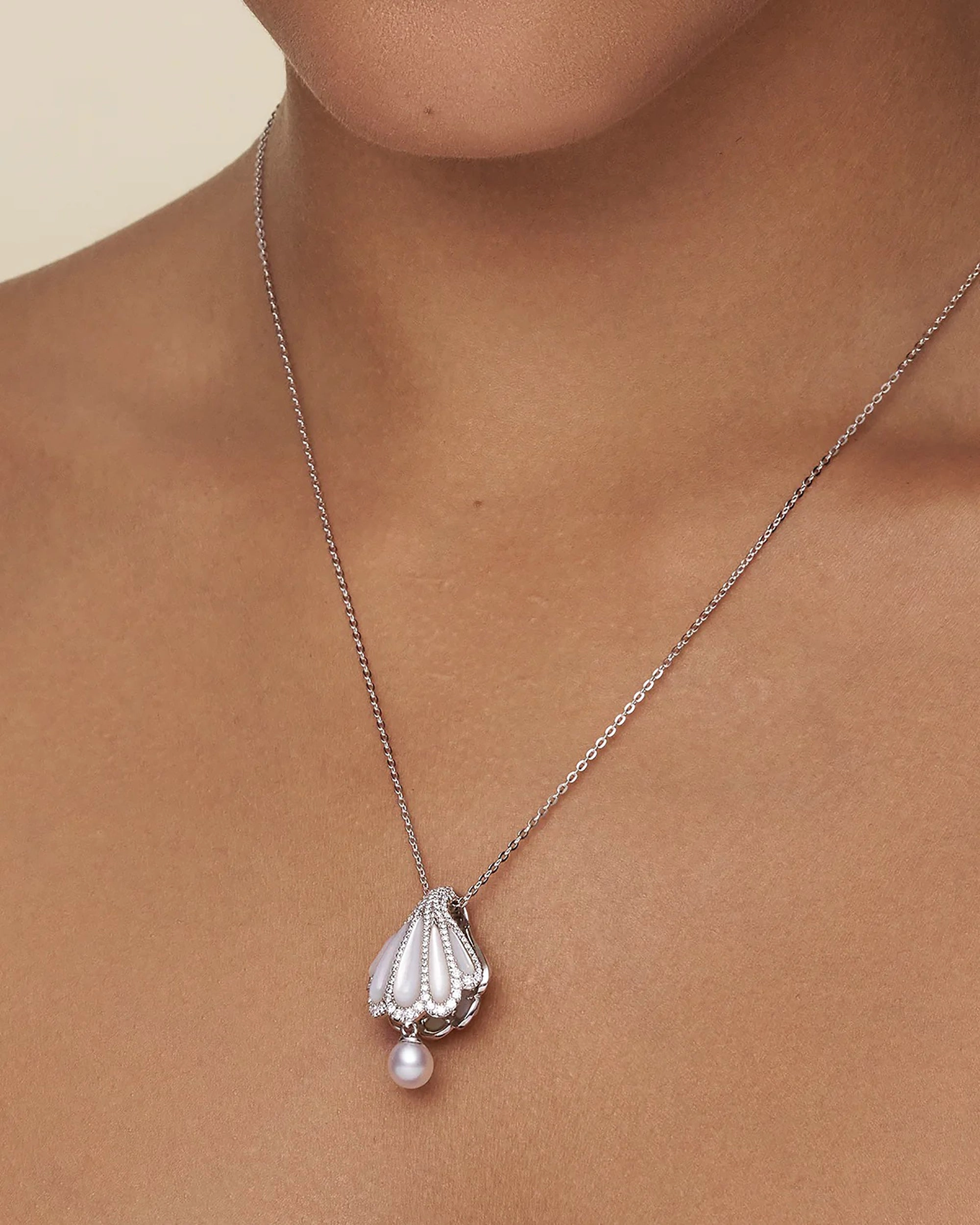 Marika 14K Yellow Gold Shell Pearl Necklace