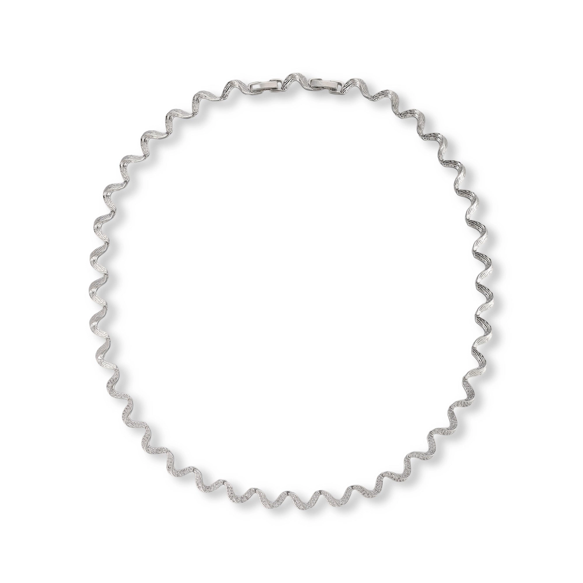 Marlen 14K Gold Wave Necklace