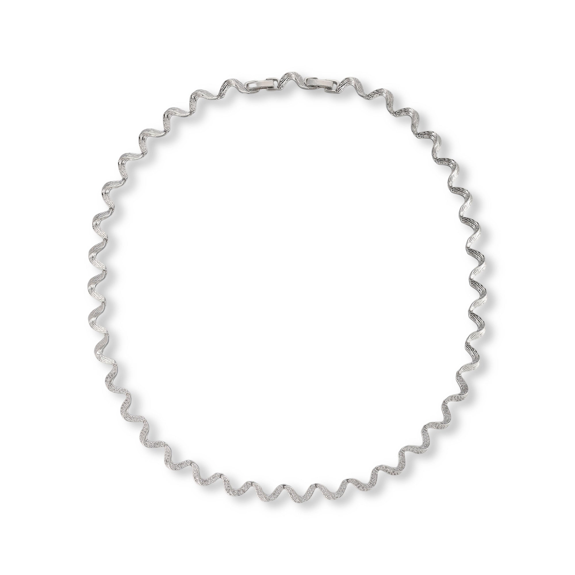 Marlen 14K Gold Wave Necklace