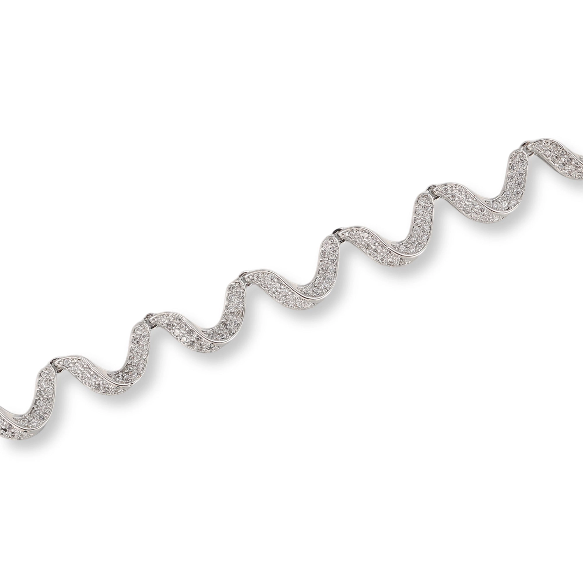 Marlen 14K Gold Wave Necklace