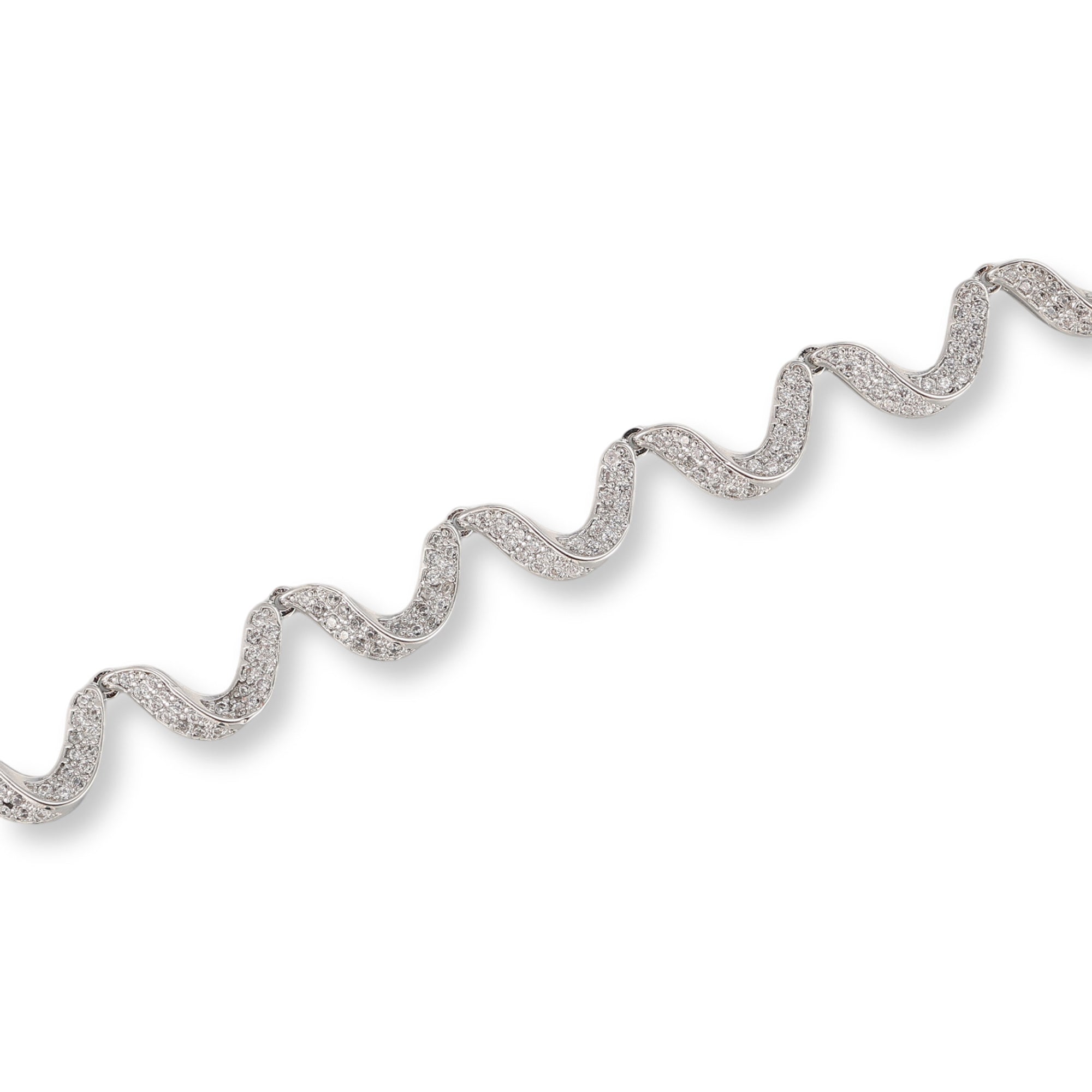 Marlen 14K Gold Wave Necklace