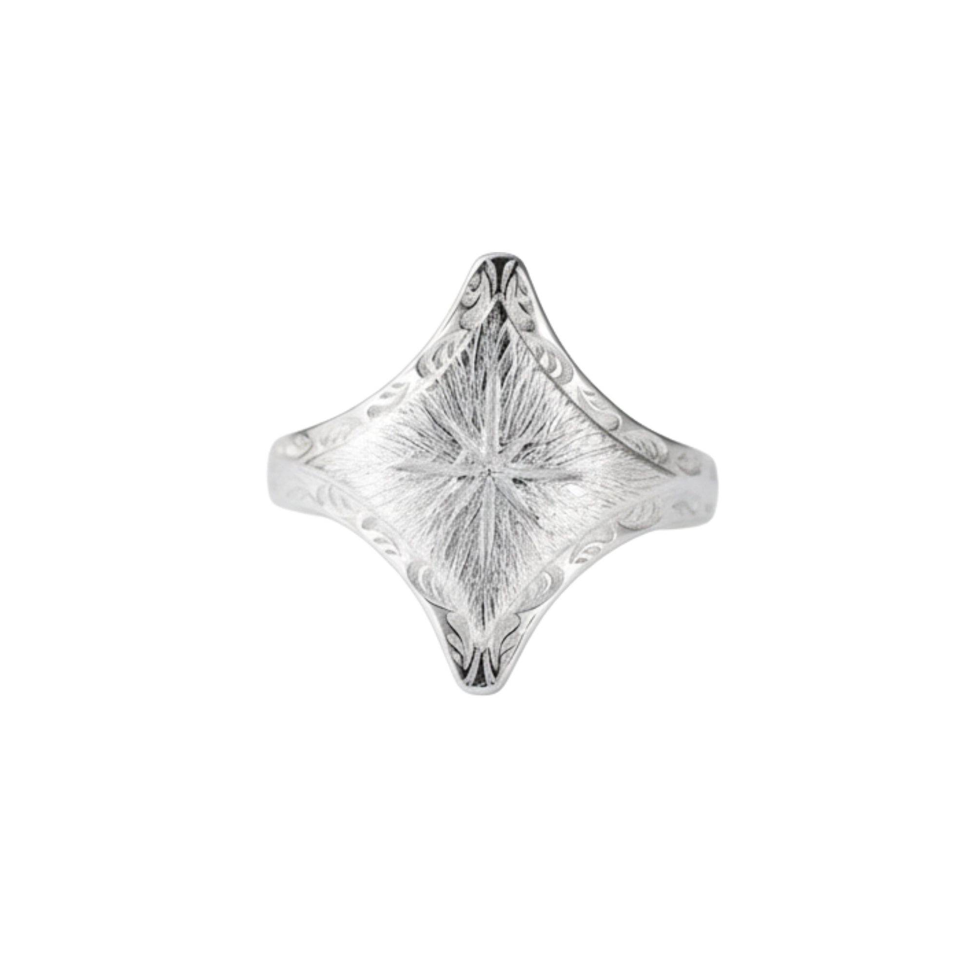 Nadja Gold Starburst Open Ring