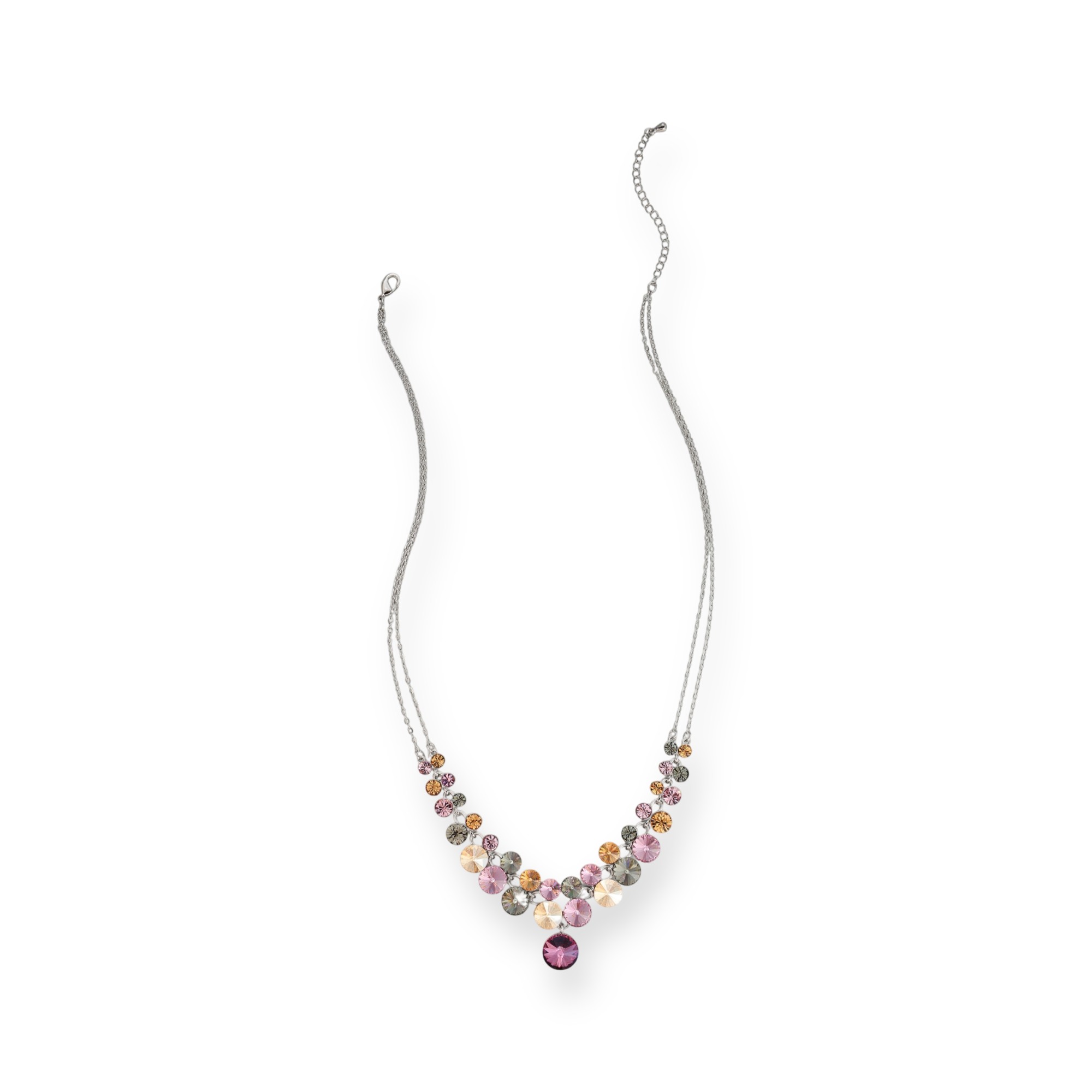 Nannetta Multicolor Dual-Strand Round Necklace