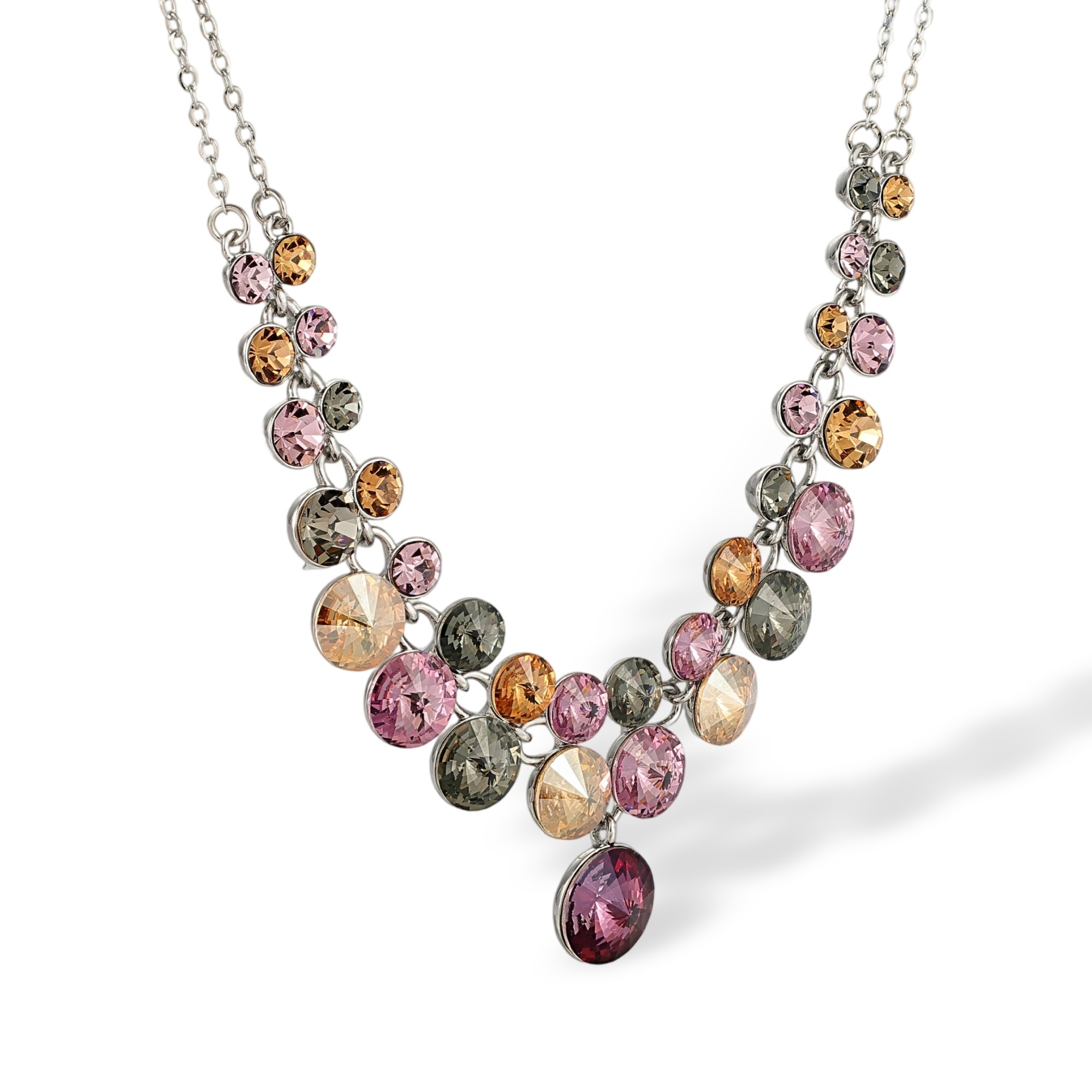 Nannetta Multicolor Dual-Strand Round Necklace