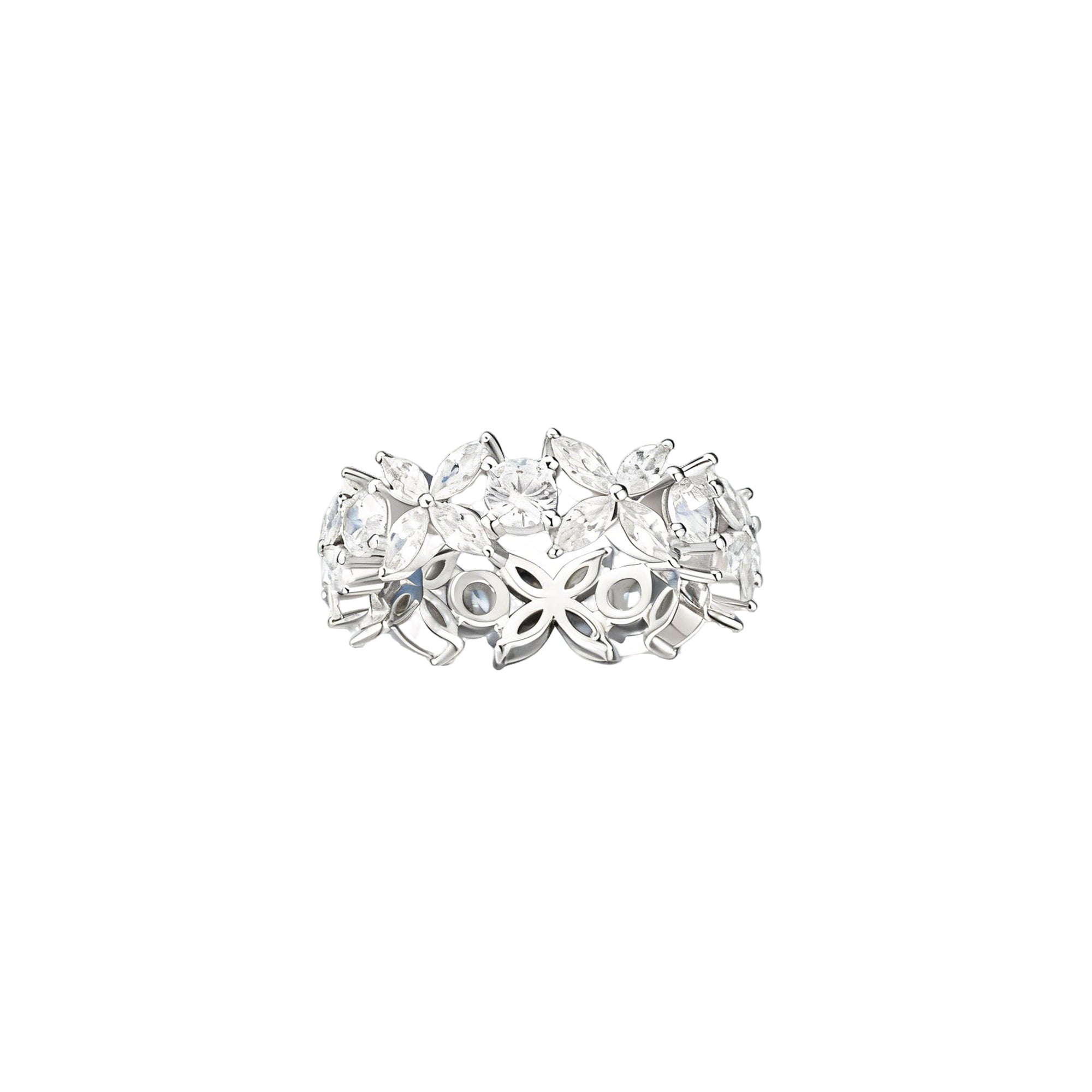 Papillon De Lumière White Butterfly Ring