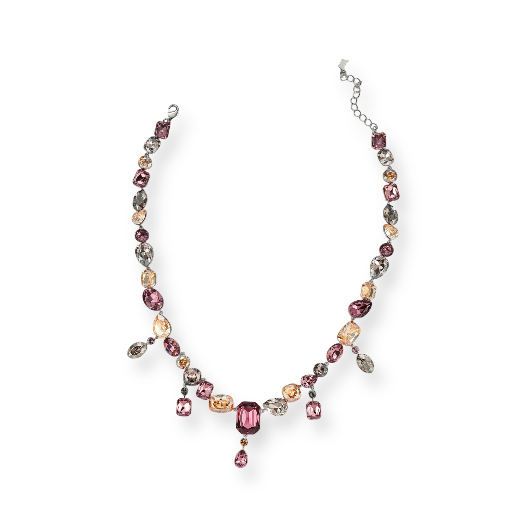 Radegund Multicolor Mixed Shape Dangle Necklace