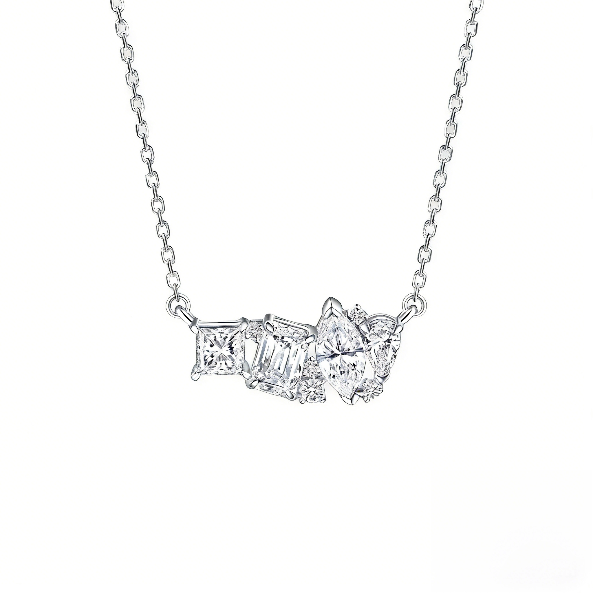 Roxelane White Necklace