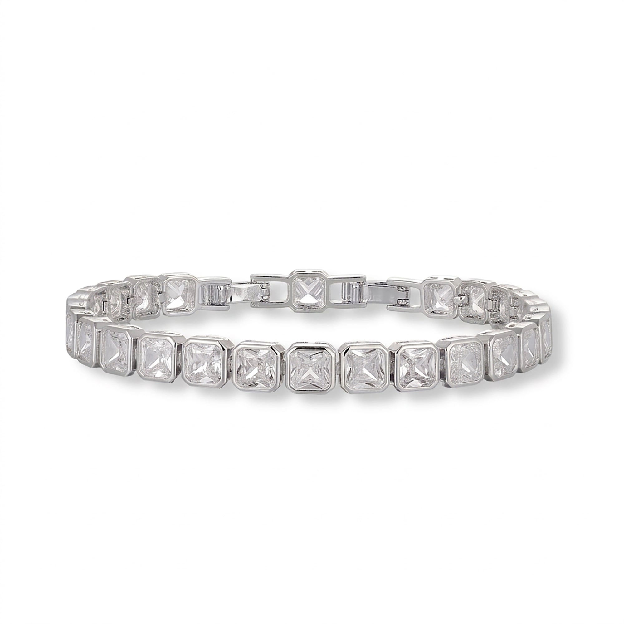 Sharon 14K Gold Square Bracelet