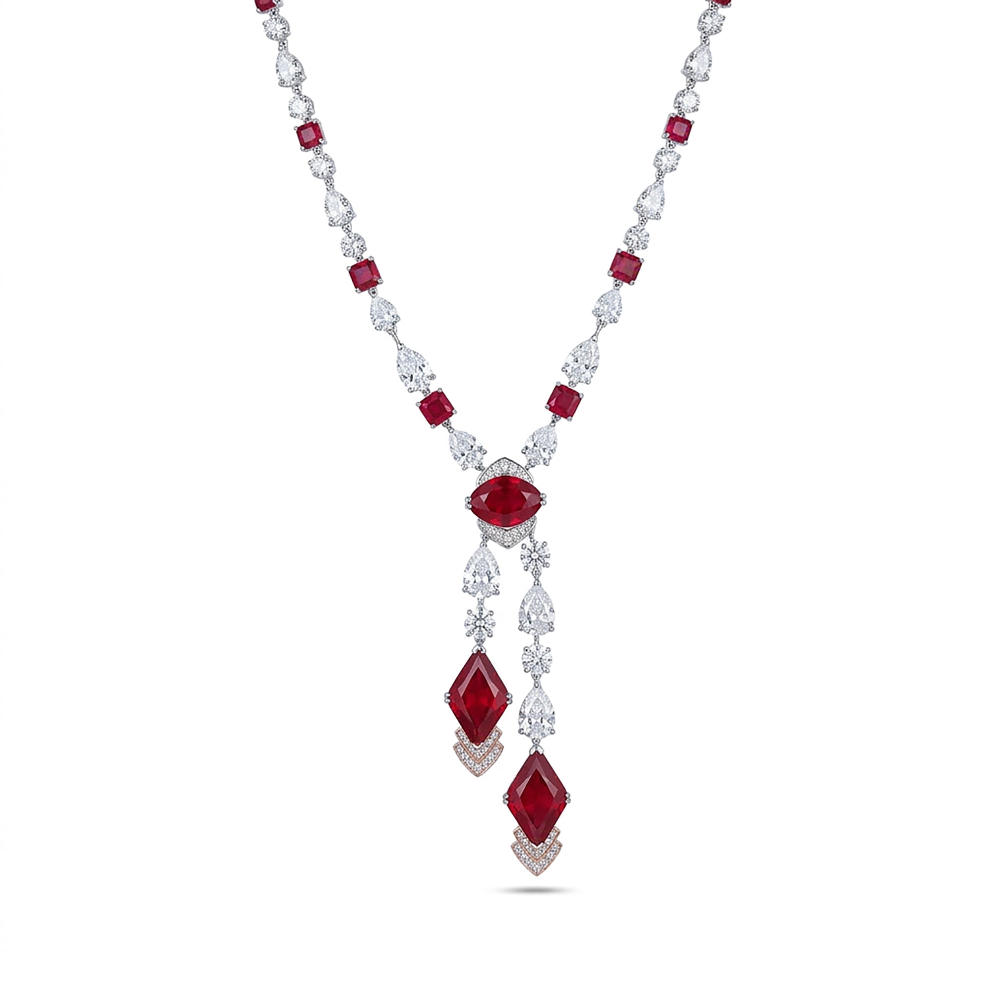 Sighild Rhombus Tassel Necklace