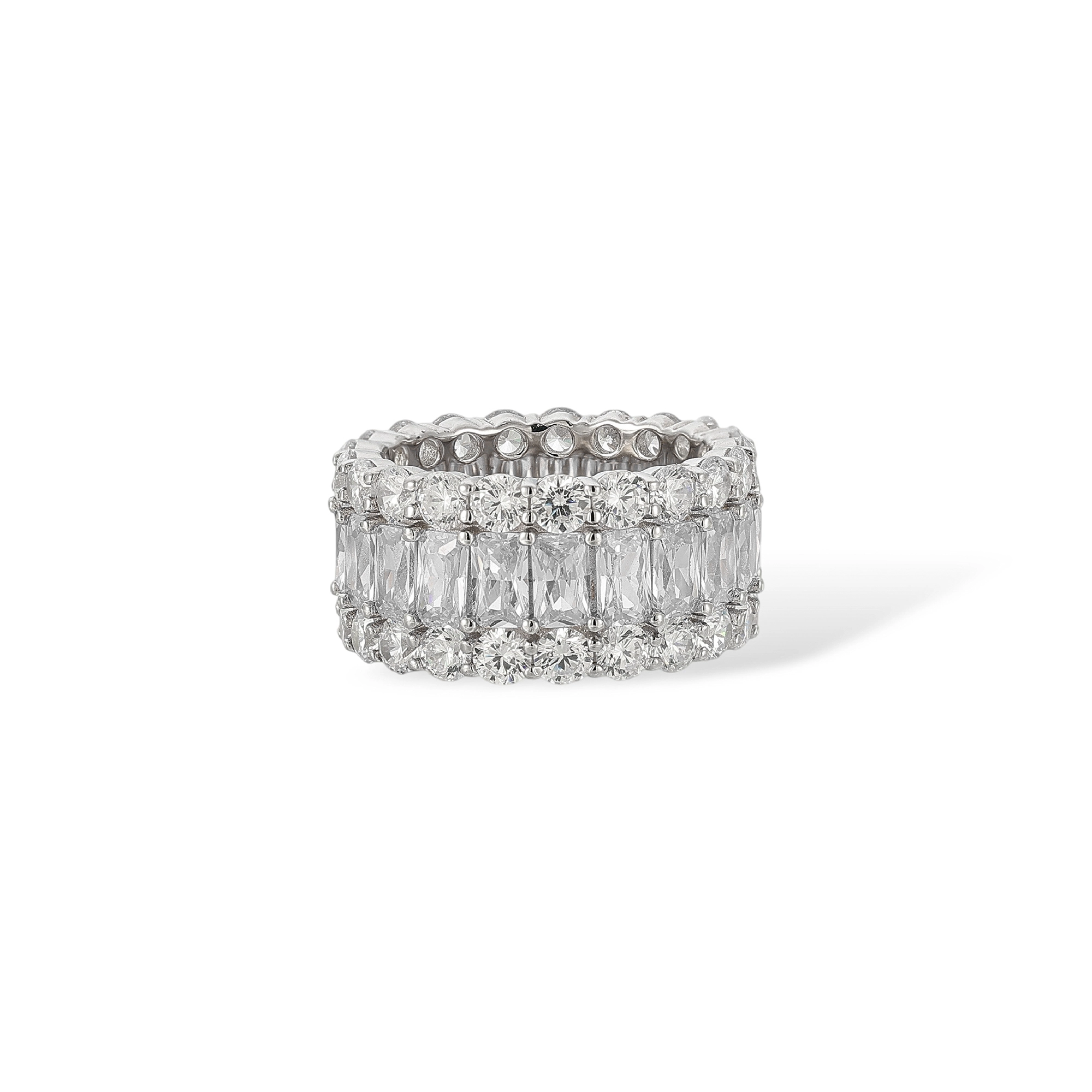 Silvana Rectangular Round Ring