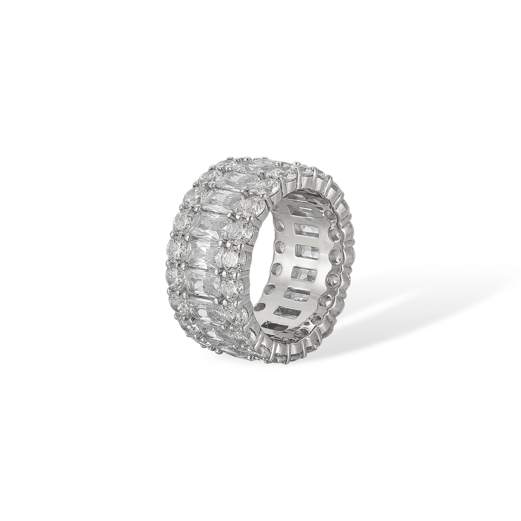 Silvana Rectangular Round Ring