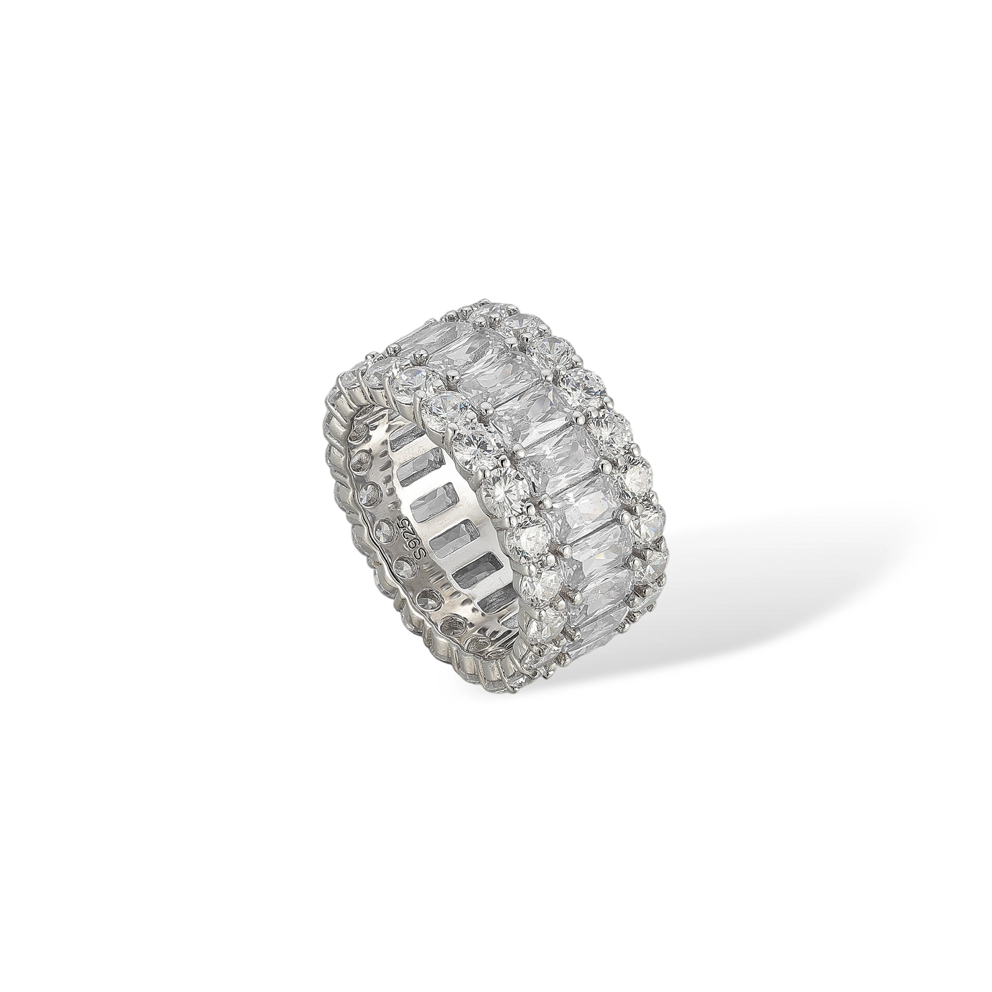 Silvana Rectangular Round Ring