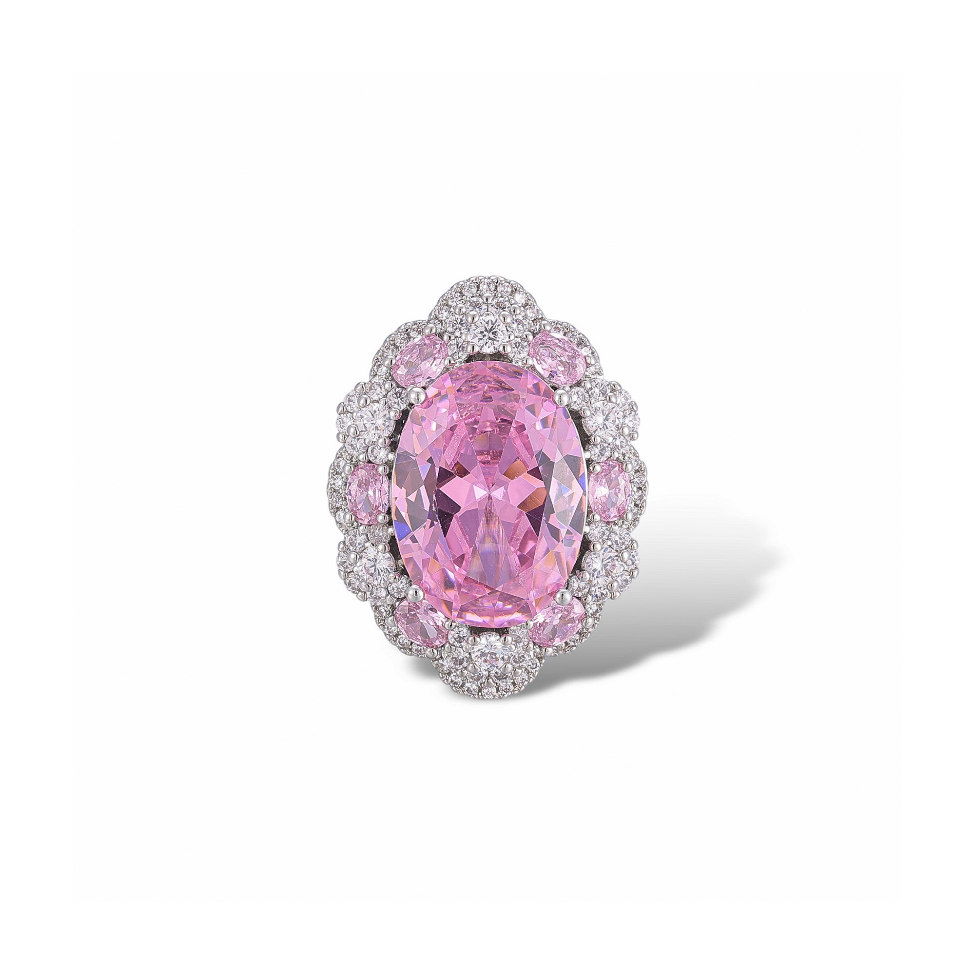 Susanne Pink Oval Ring