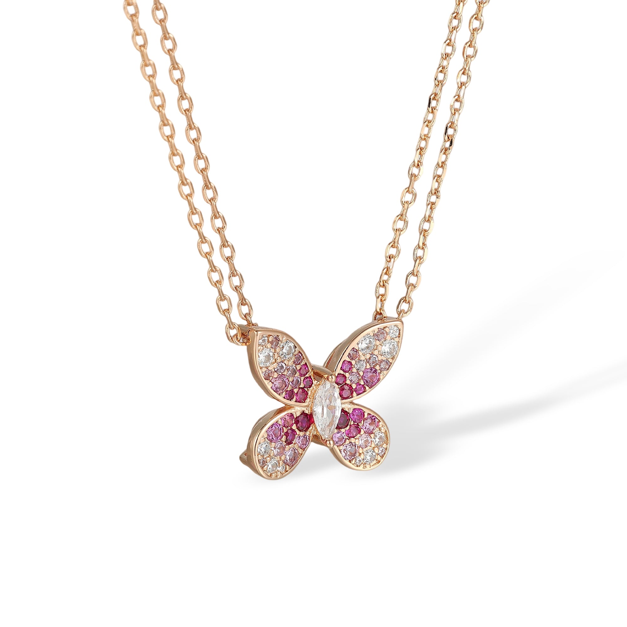 Thordis 14K Gold Butterfly Necklace
