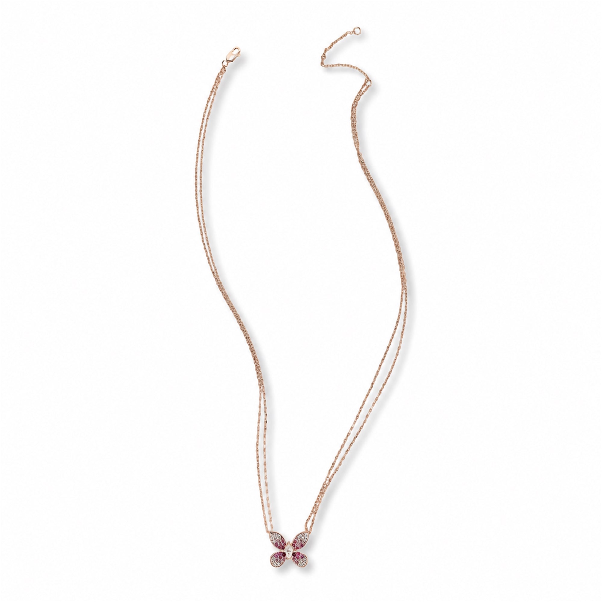 Thordis 14K Gold Butterfly Necklace
