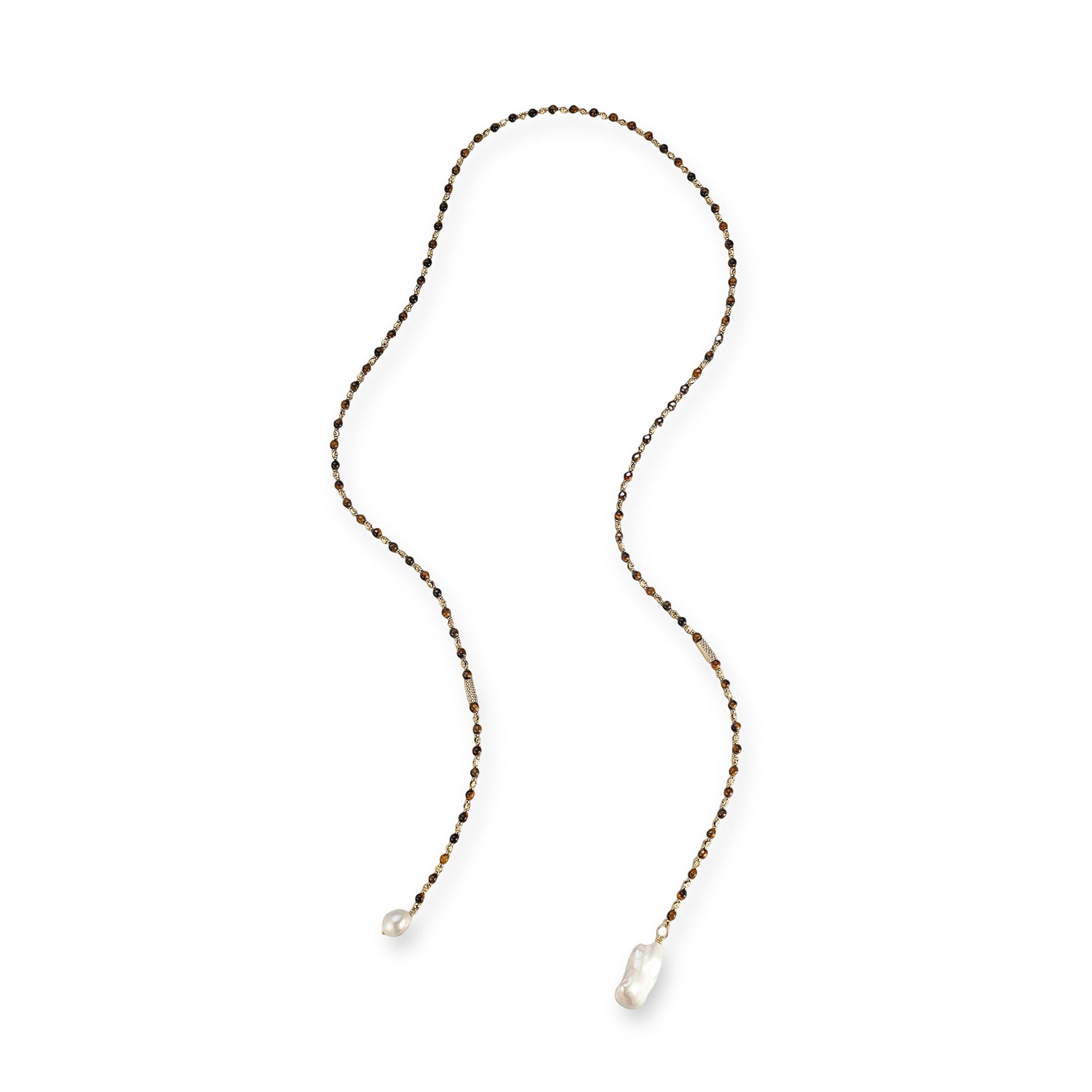 Viona Beaded Baroque Pearl Necklace