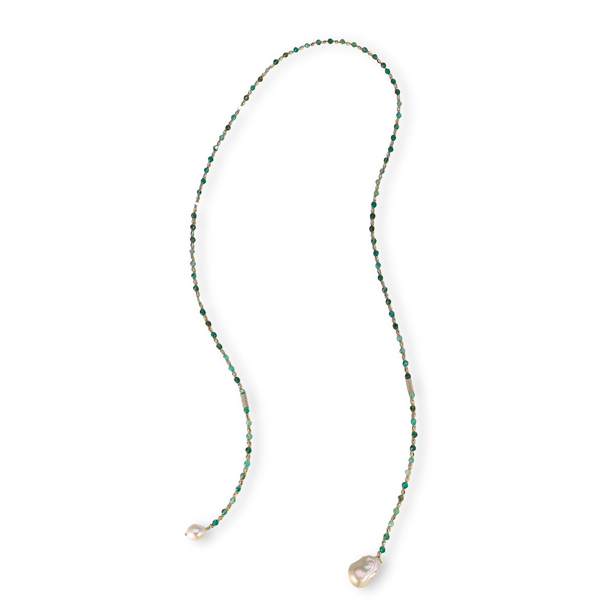 Viona Beaded Baroque Pearl Necklace