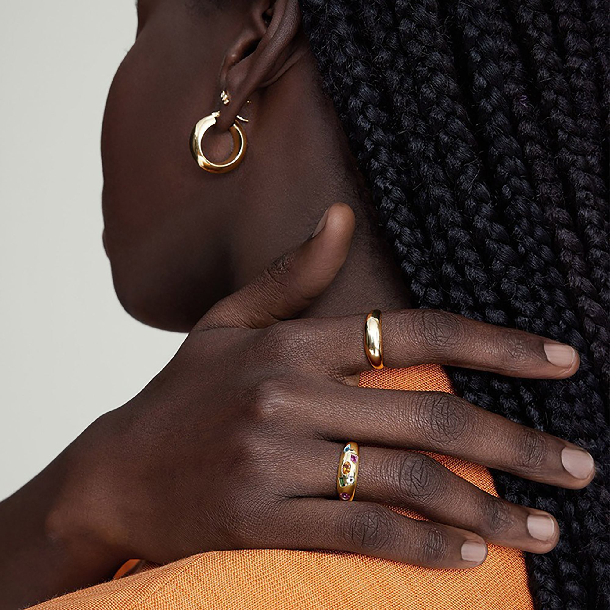 Florestine 18K Gold Mixed Shape Ring