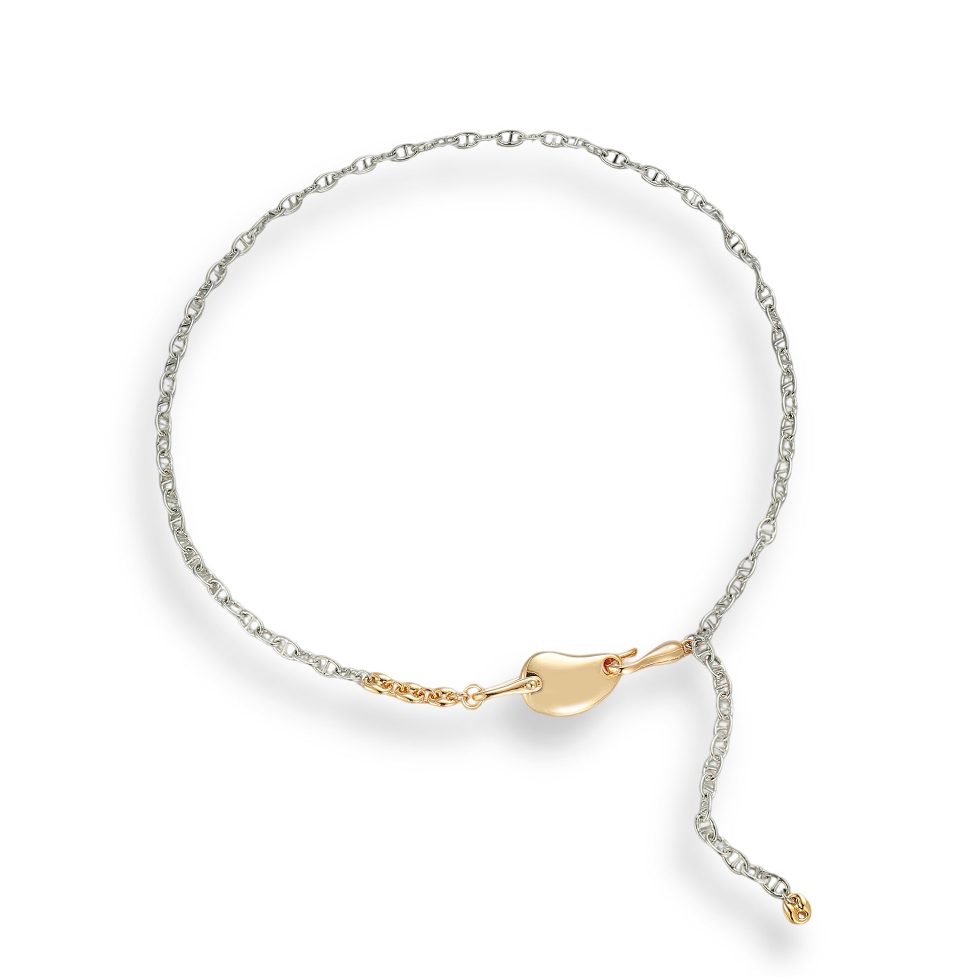 Abigaëlle Two-Tone Organic Pebble Necklace