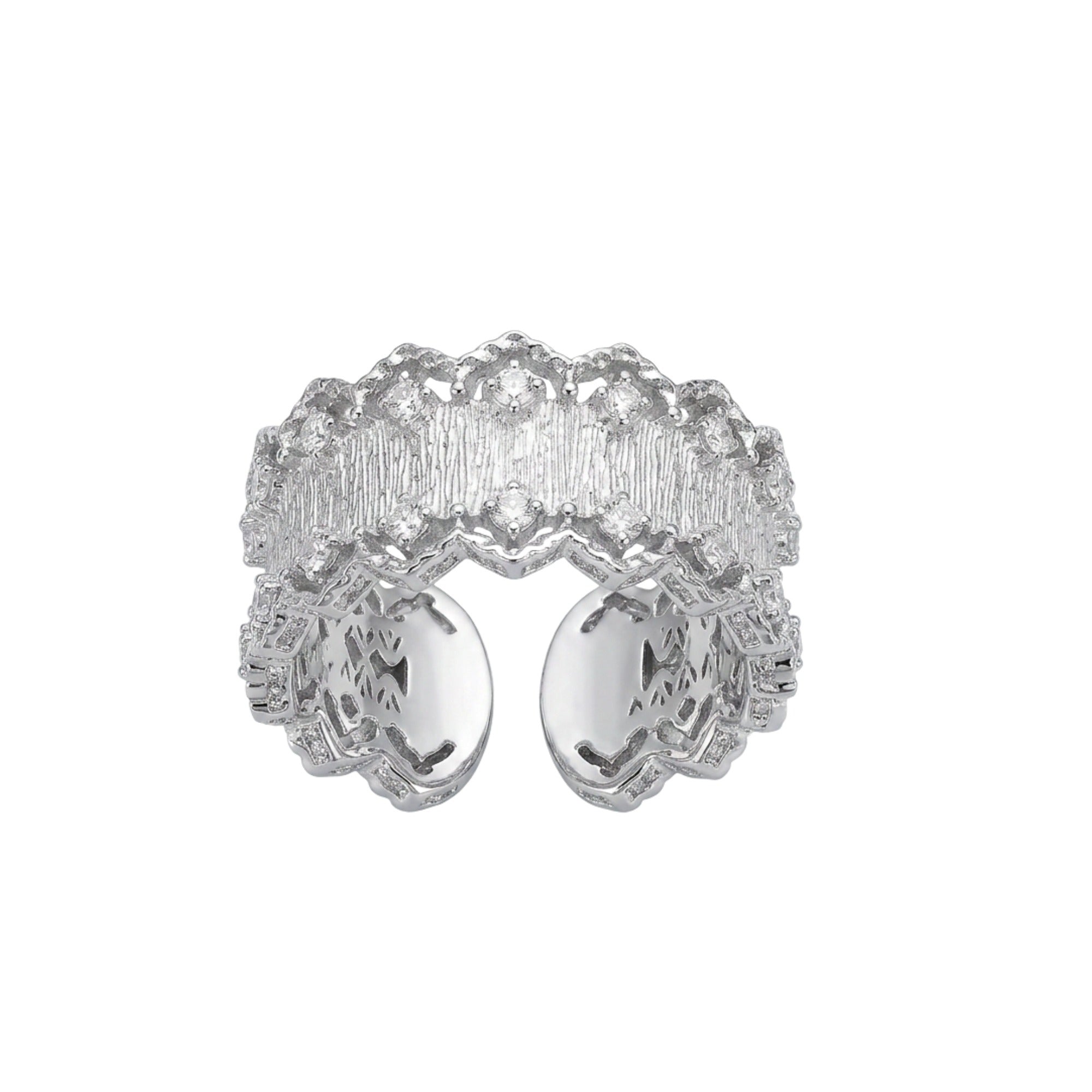 Adèle Silver Wave Ring