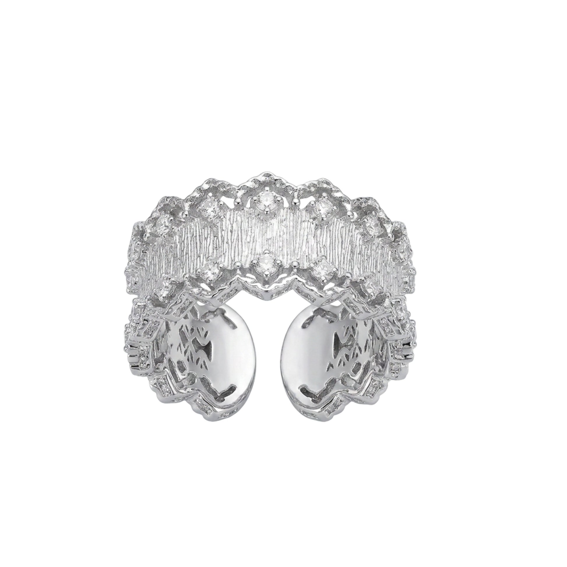 Adèle Silver Wave Ring