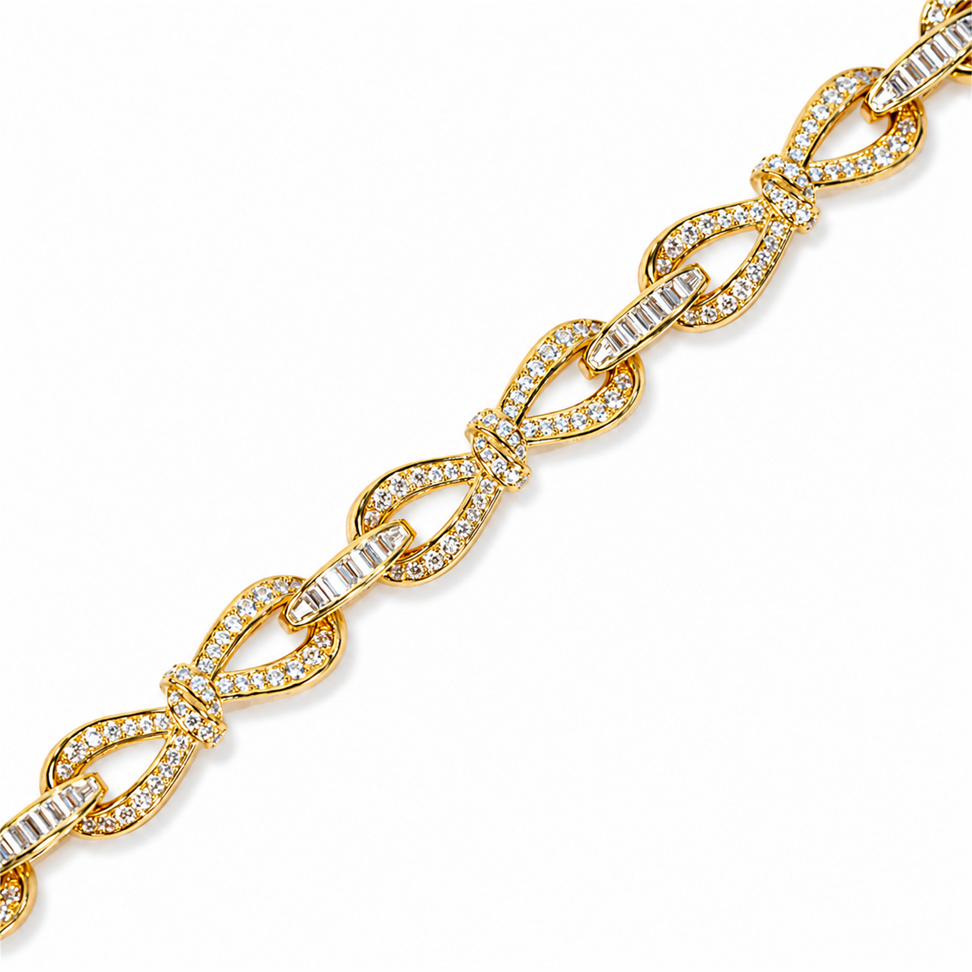 Adelhild 18K Gold Butterfly Bow Bracelet