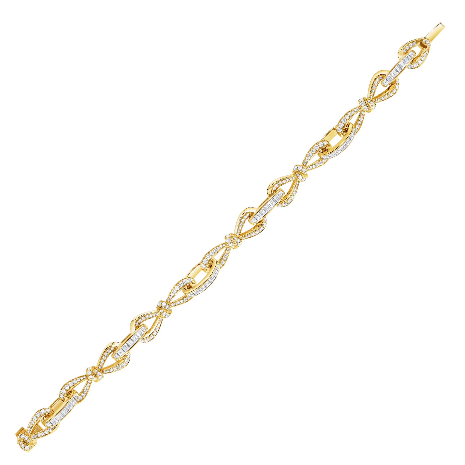 Adelhild 18K Gold Butterfly Bow Bracelet