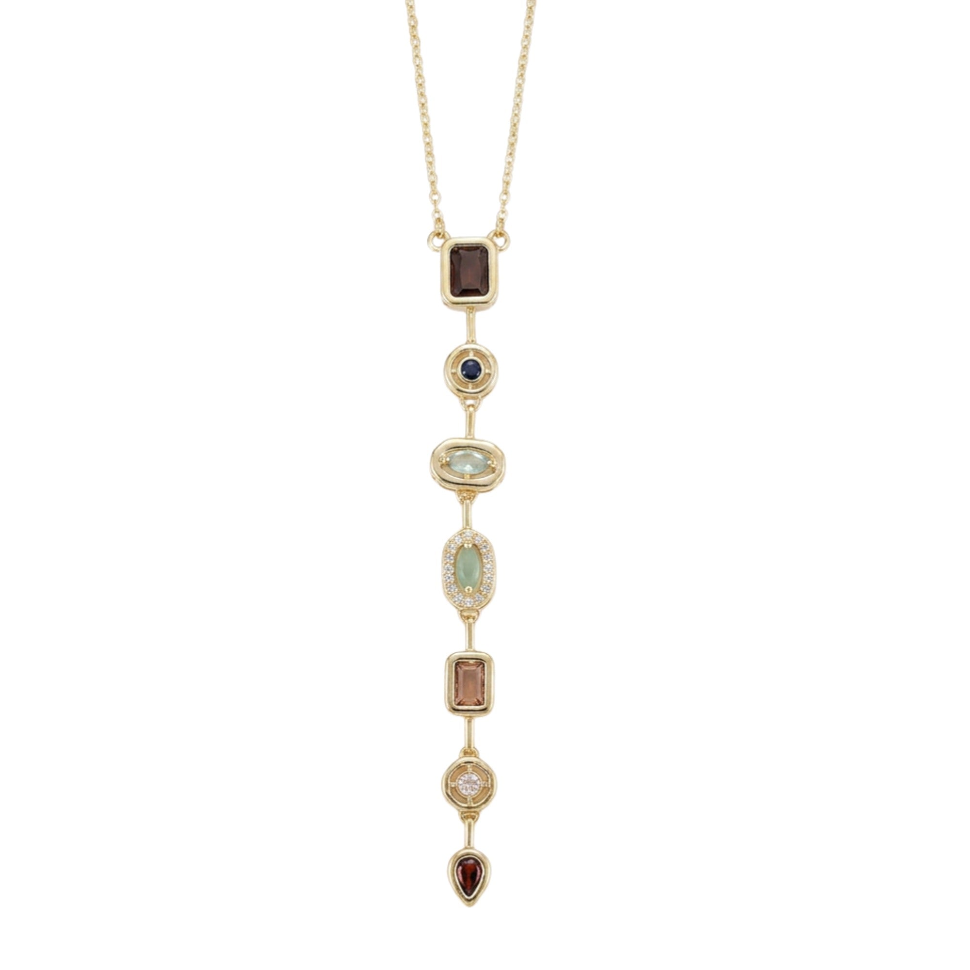 Adelrike Multicolor Mixed Shape Necklace