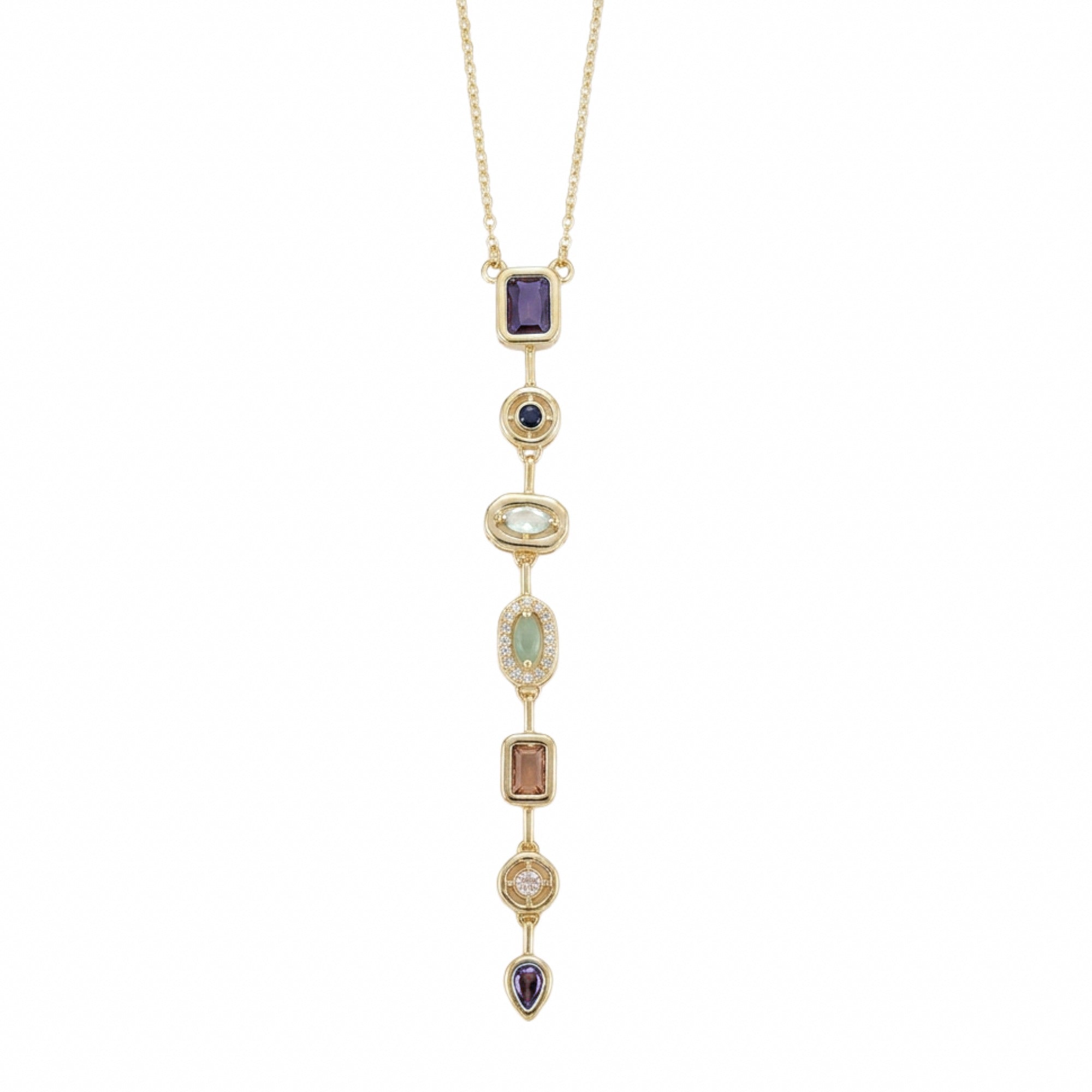 Adelrike Multicolor Mixed Shape Necklace
