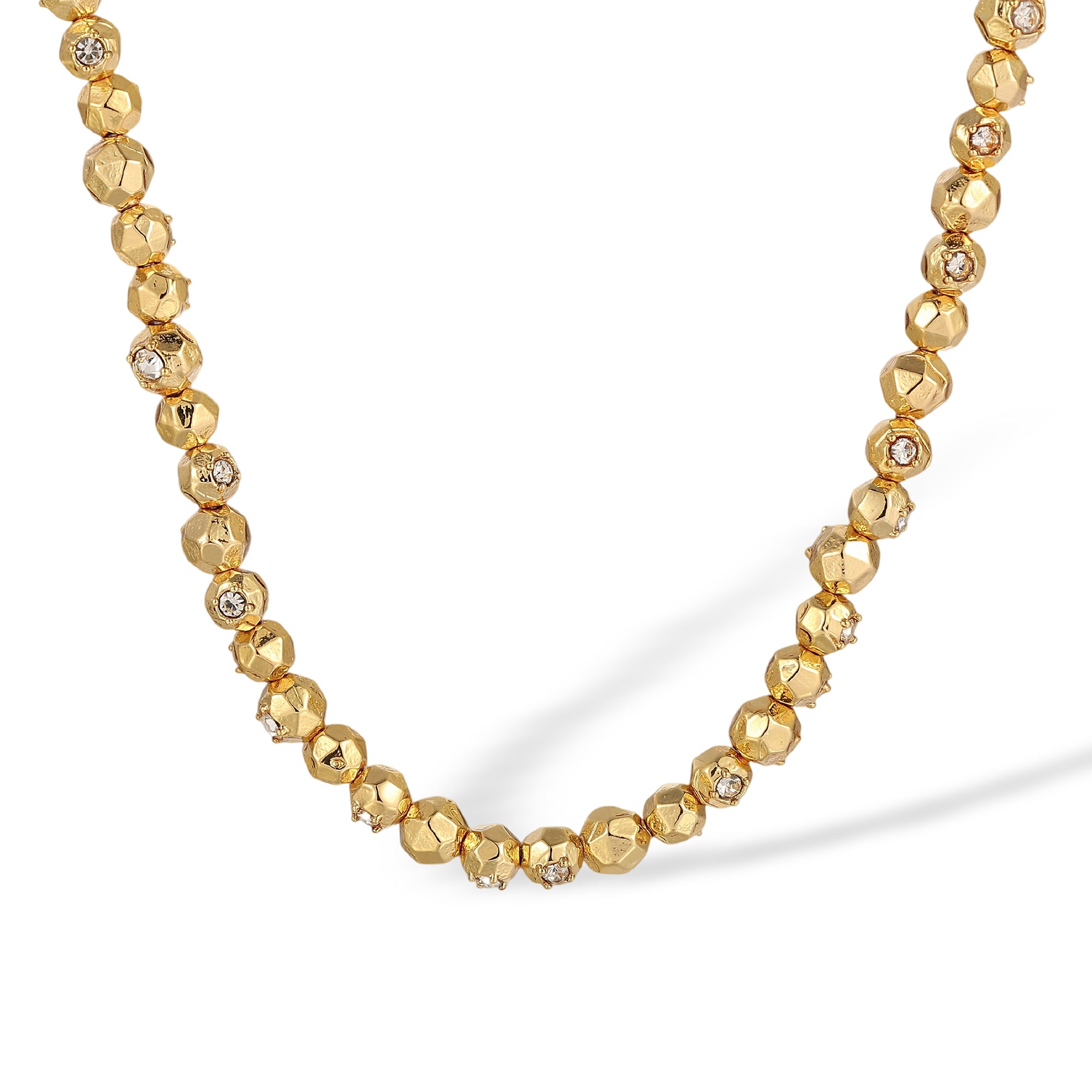Adelswind 14K Gold Bead Necklace