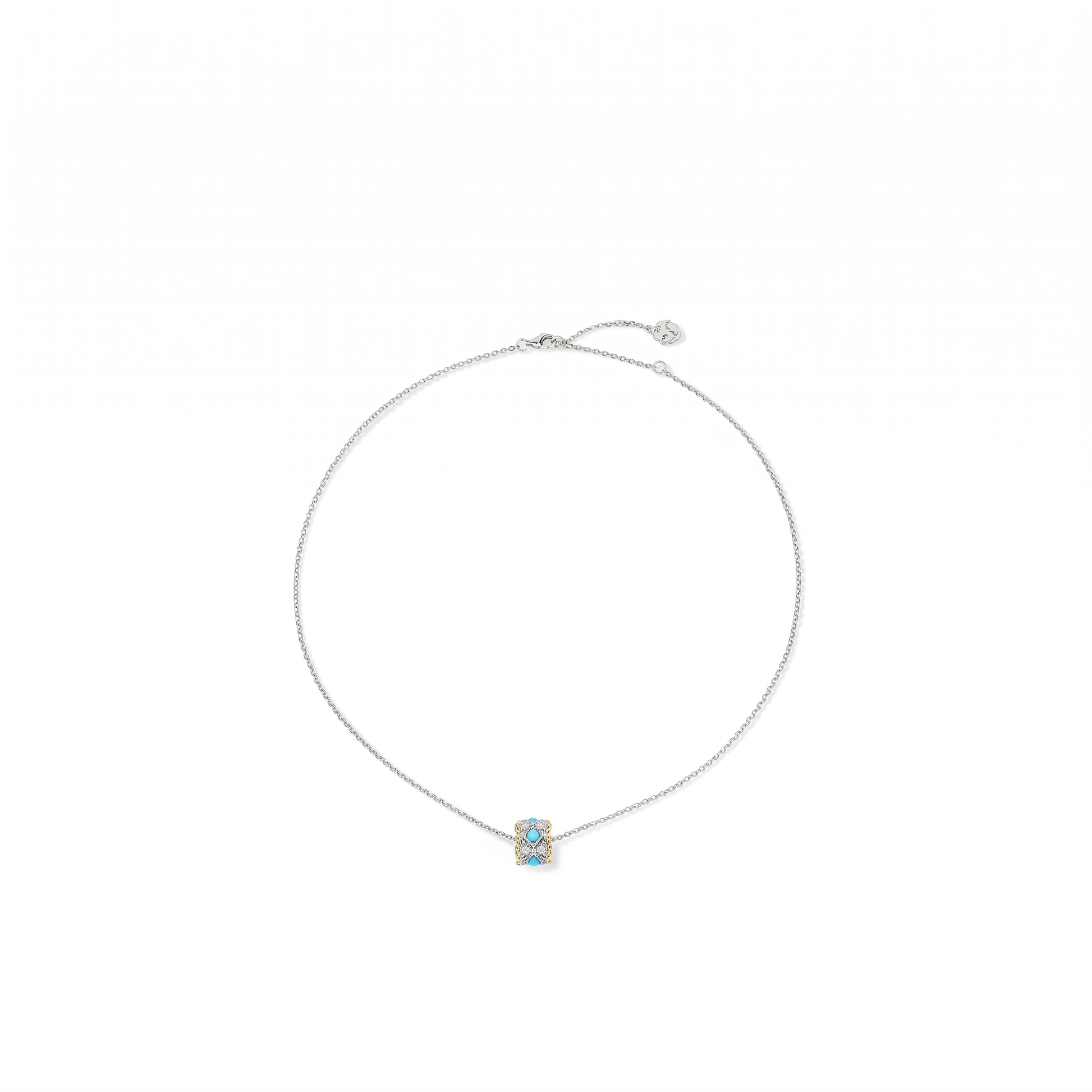 Adeltraud Turquoise Wavy Necklace