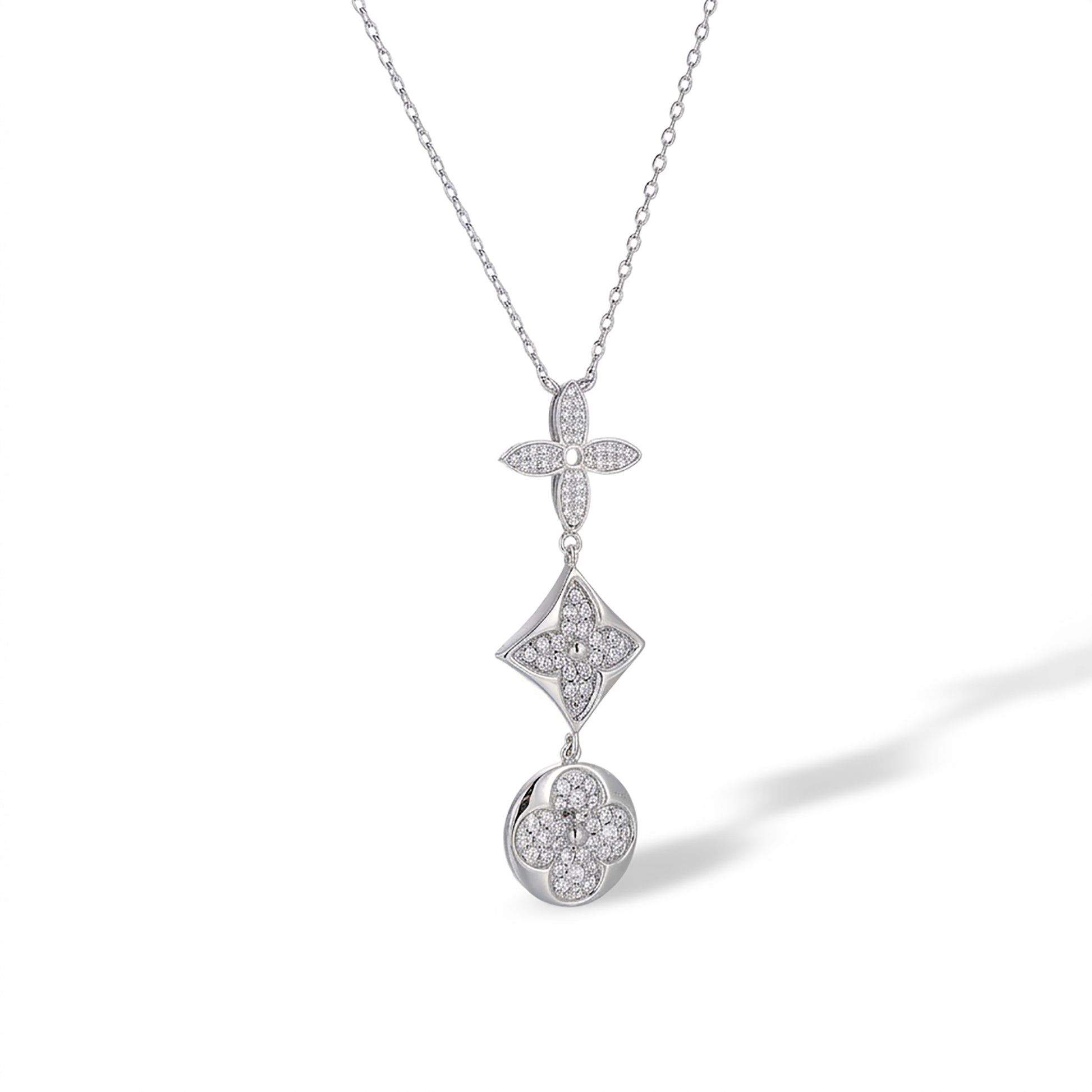 Alessa 14K Gold Trèfle Necklace