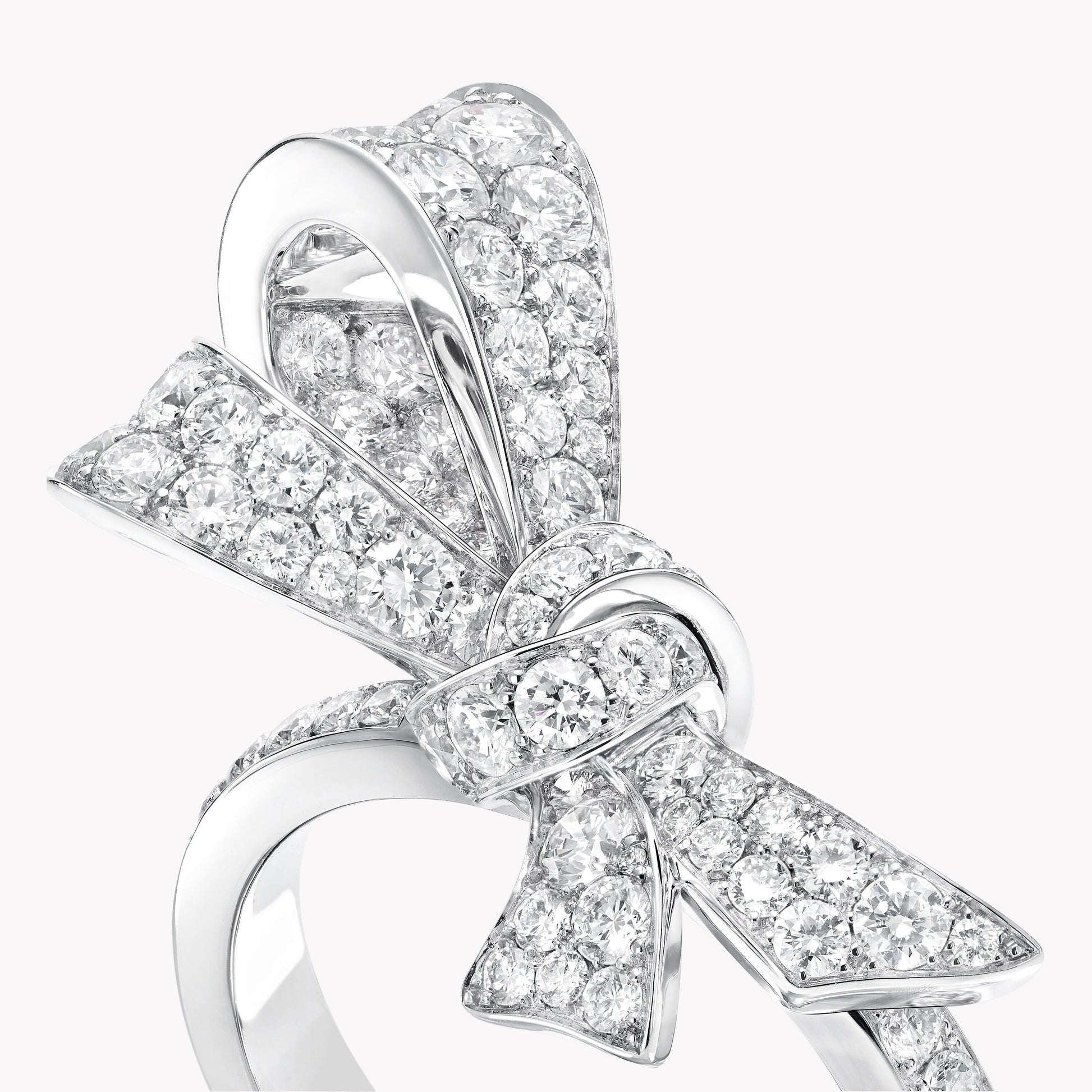 Gwénaelle White Butterfly Ring