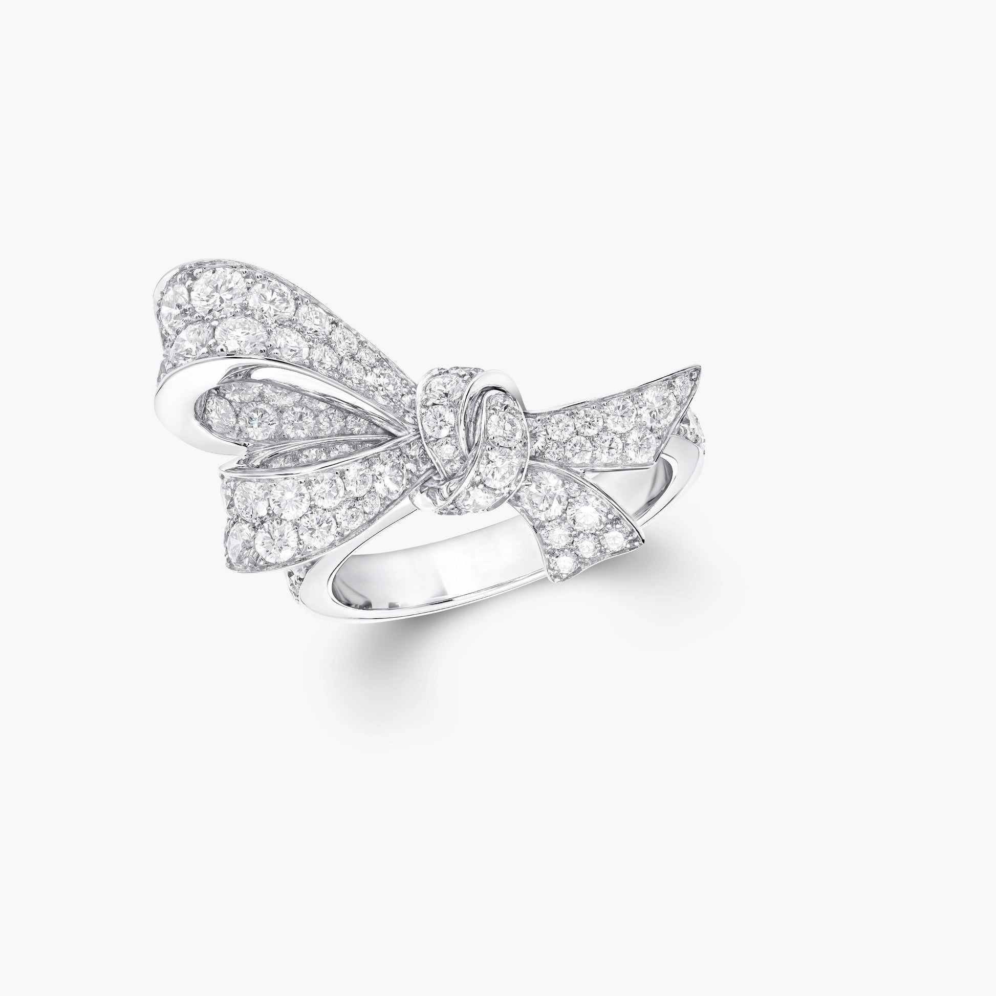 Gwénaelle White Butterfly Ring