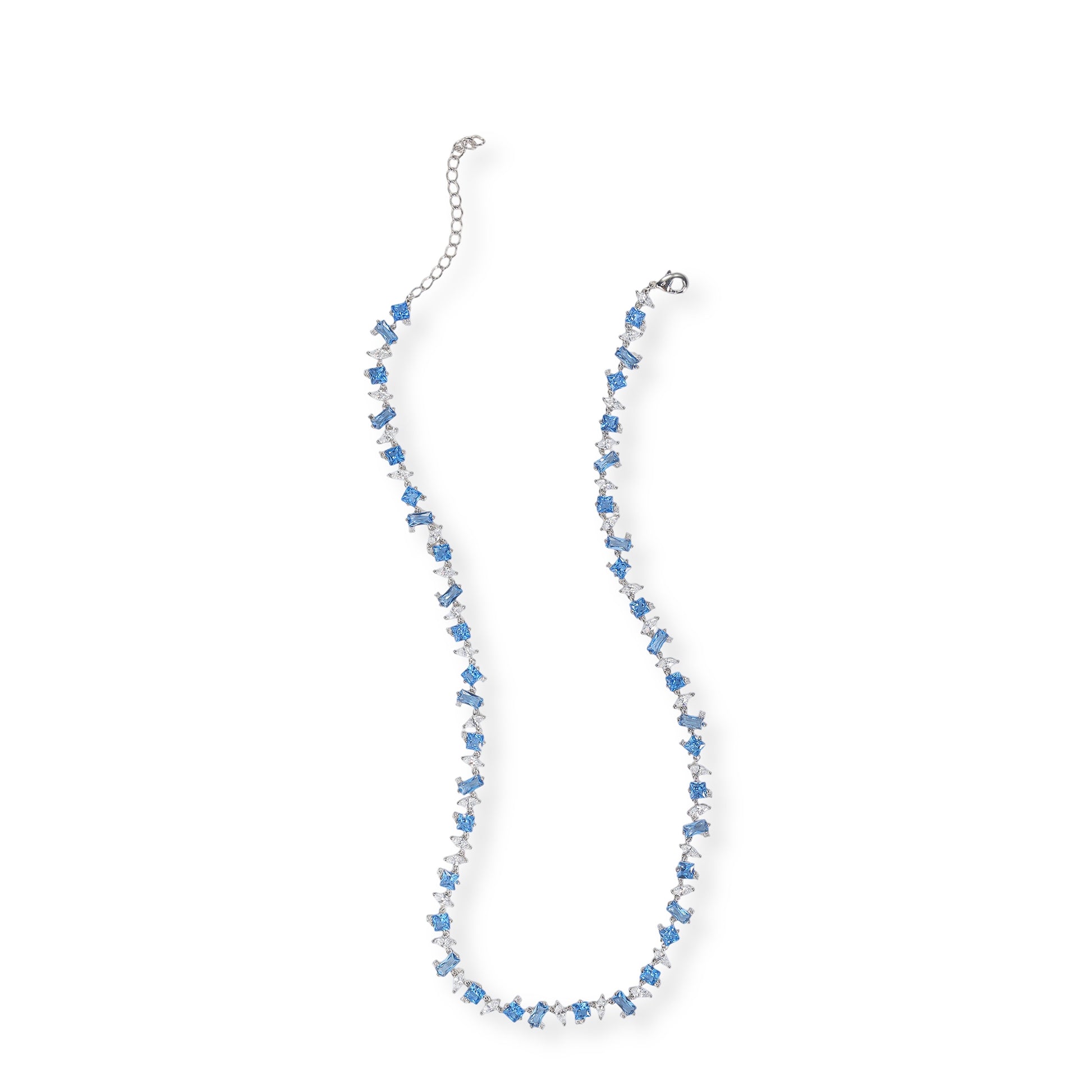 Alleaume Blue Mixed Shape Necklace