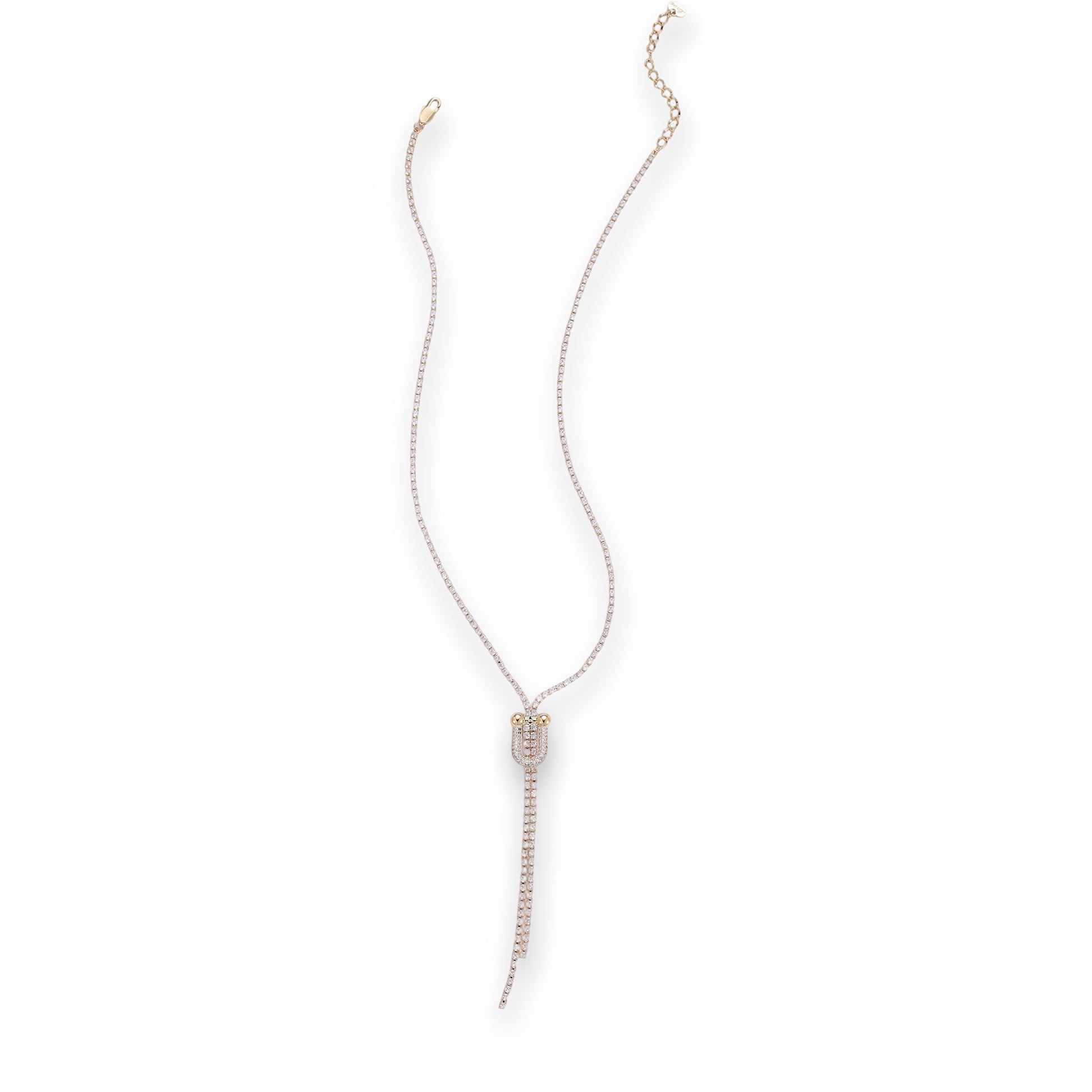 Alruna 14K Gold Round Tassel Necklace