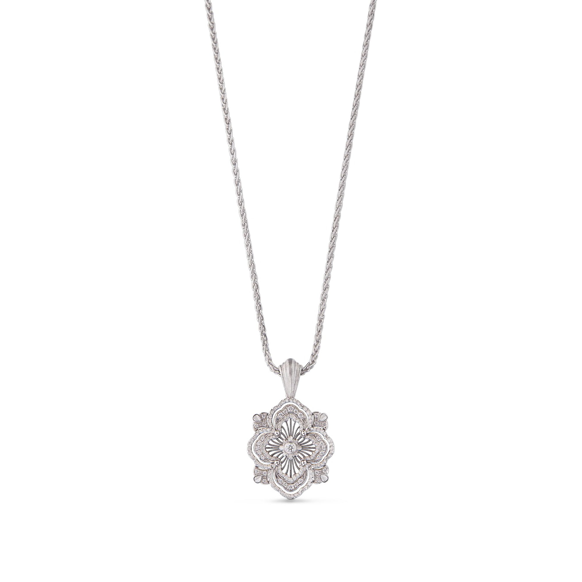 Alvgunde 14K Gold Floral Necklace
